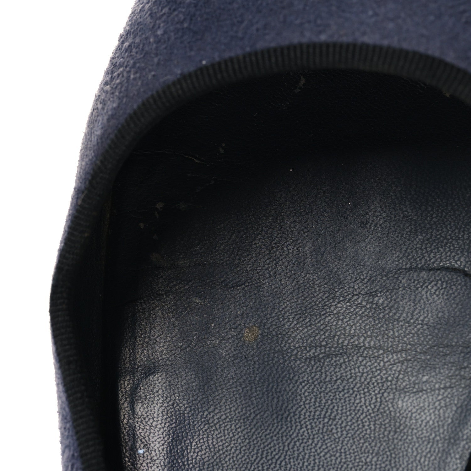 Suede Cap Toe CC Ballerina Flats 38.5 Blue Black