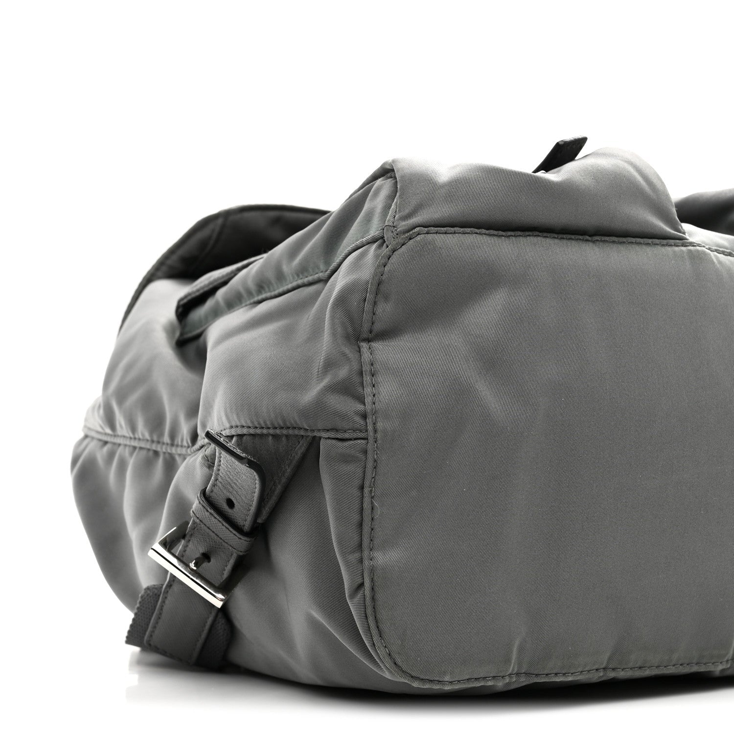 Tessuto Nylon Saffiano Medium Backpack Anthracite