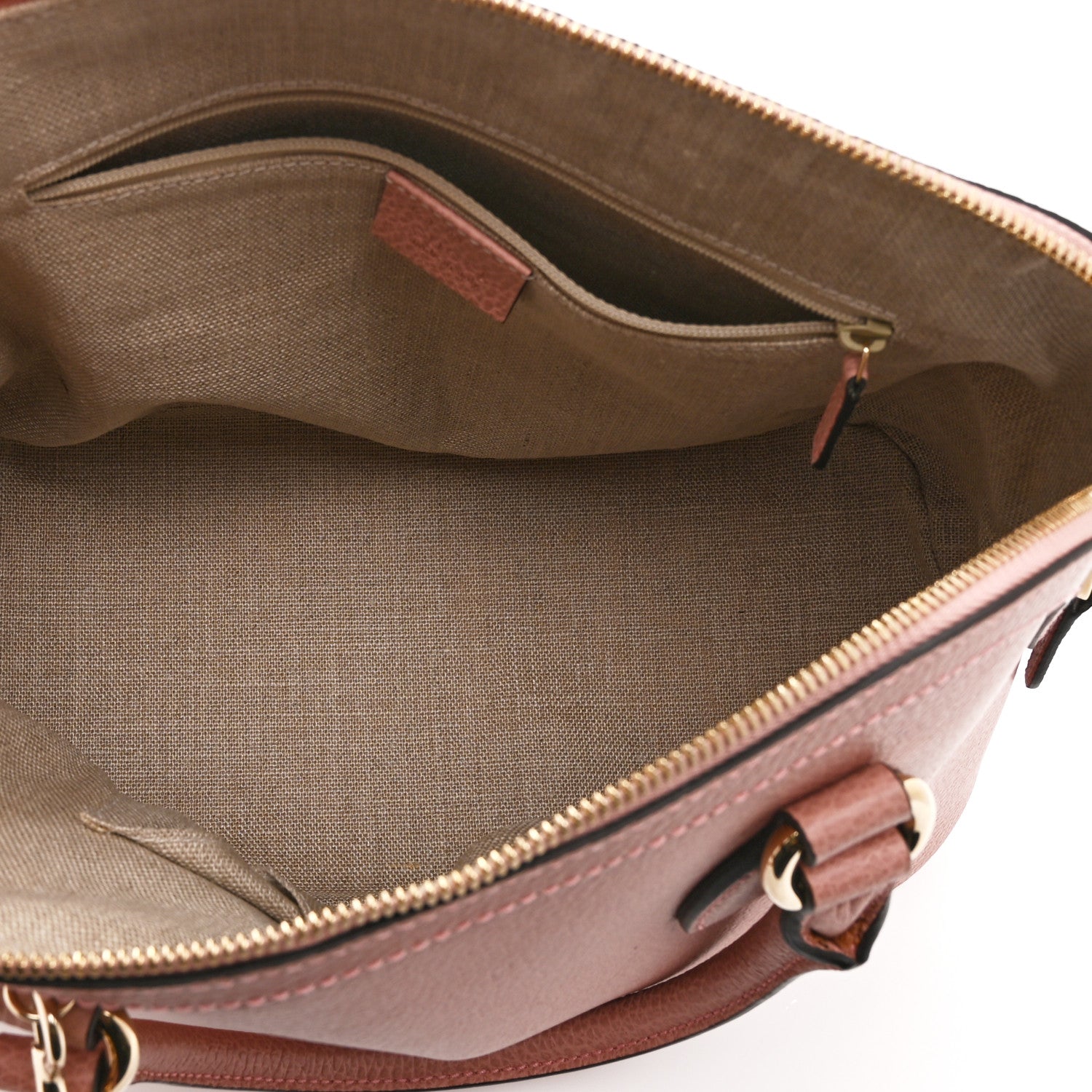 Dollar Calfskin Small GG Charm Dome Bag Soft Pink