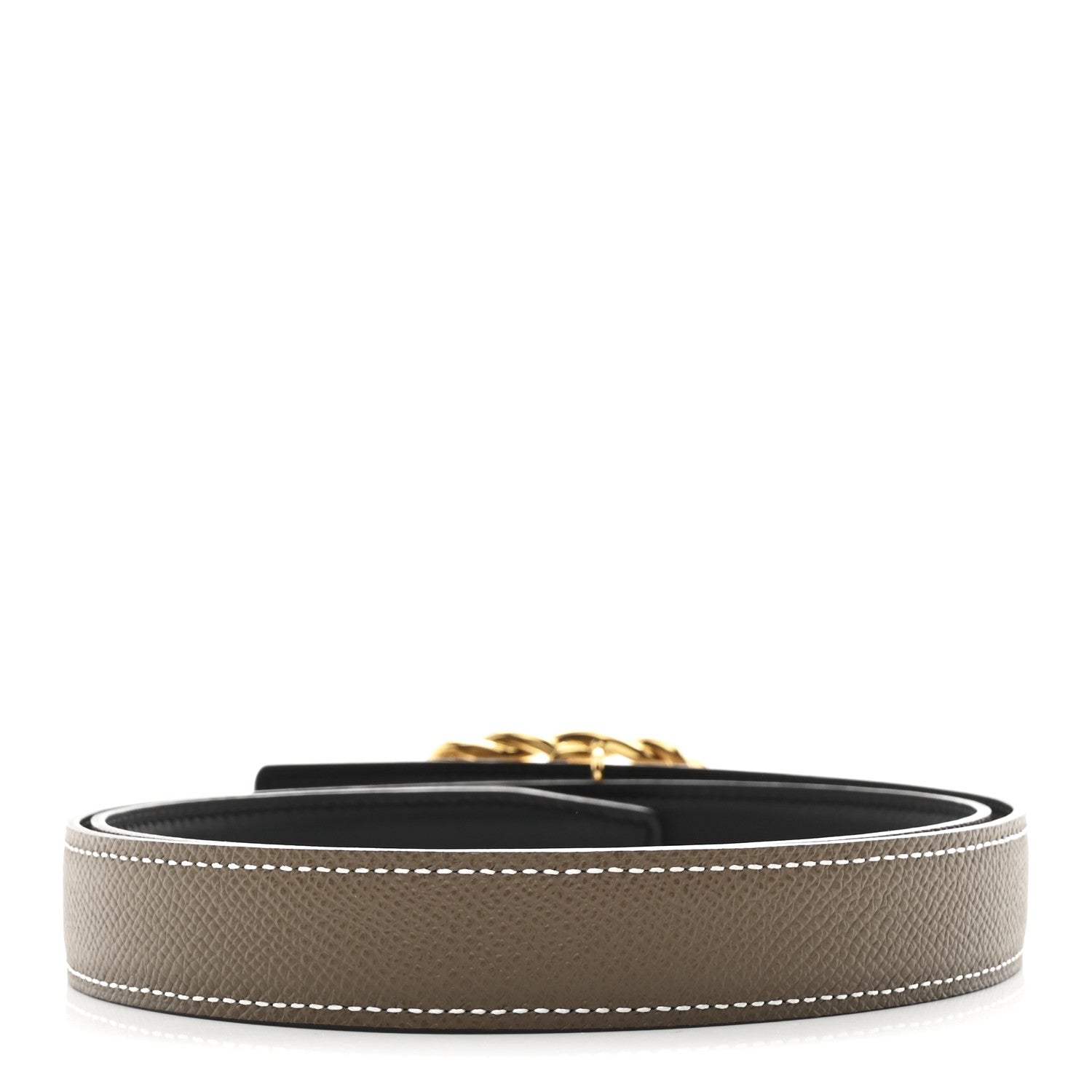 Swift Epsom 24mm Maillon Torsade Belt 80 Etoupe Black