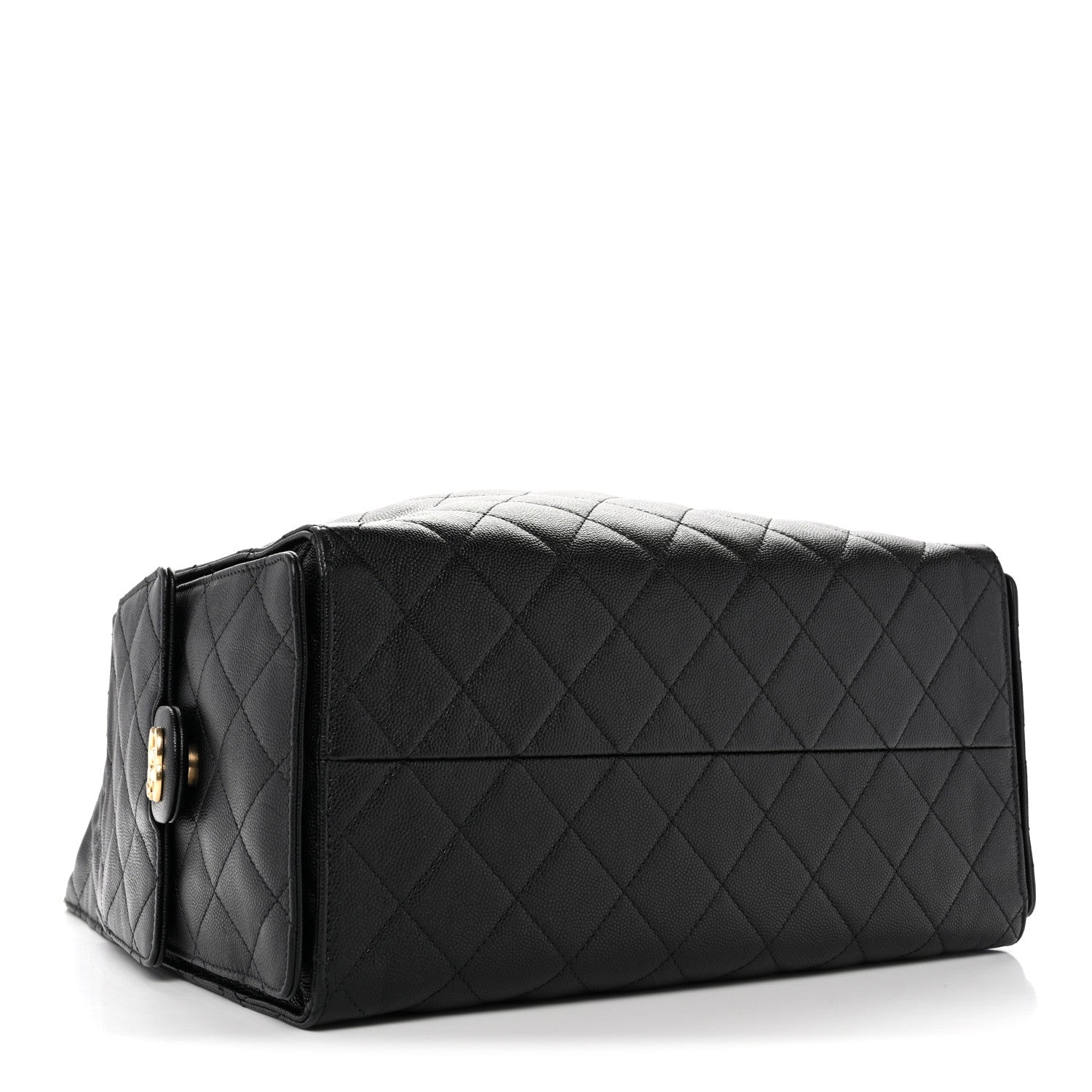 Caviar Quilted Medium Chanel 25 Handbag Black