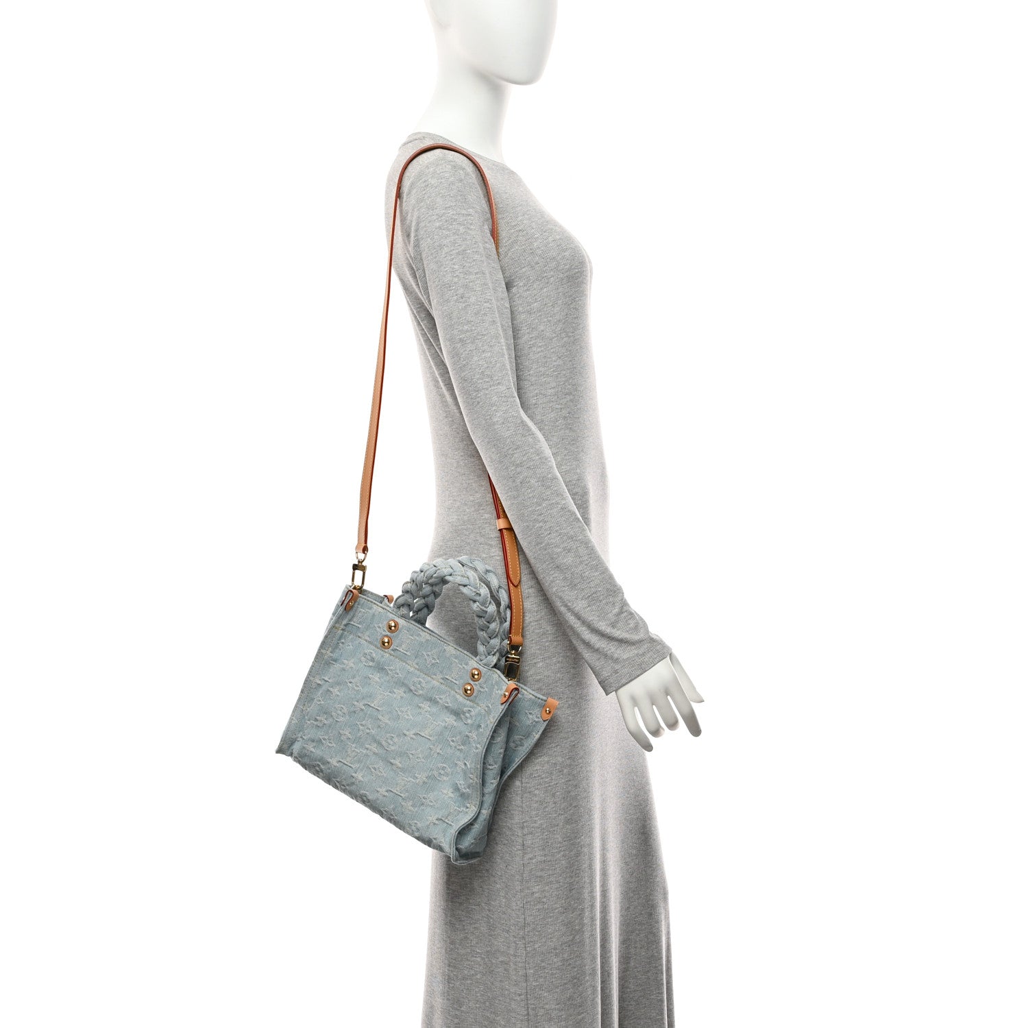 Monogram Washed Denim Let Go PM Sky Blue