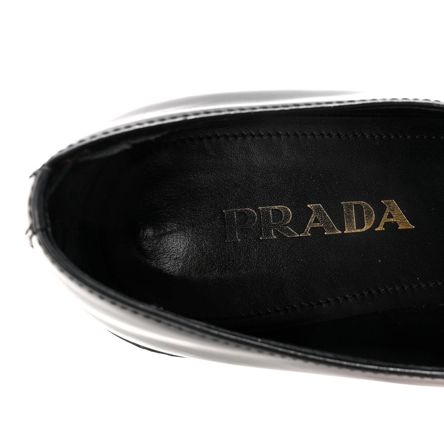 Spazzolato Metal Triangle Logo 50mm Loafers 40 Black