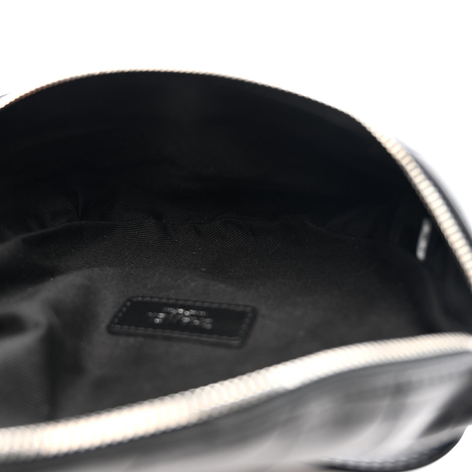Lambskin Quilted Waist Belt Bag Black
