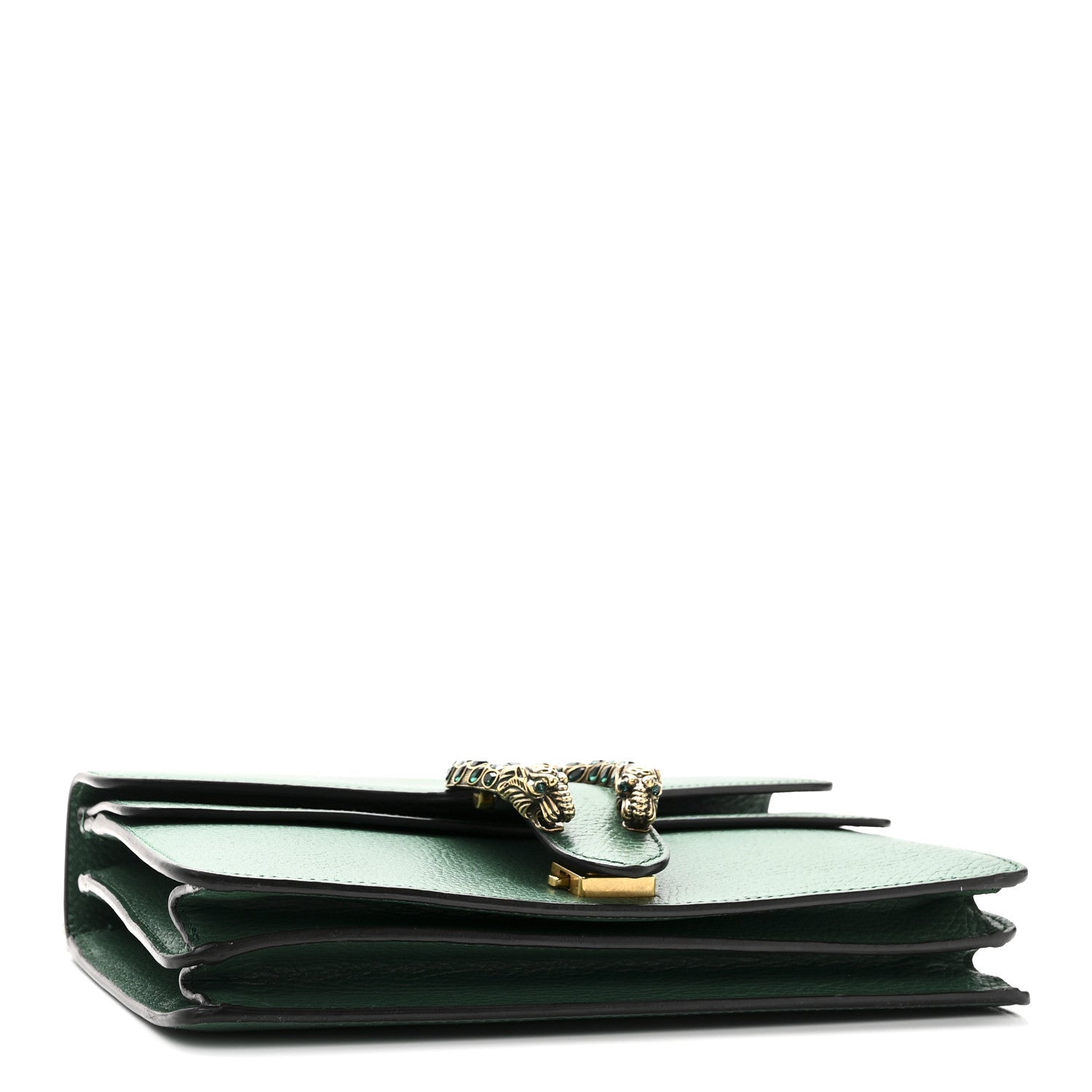 Dollar Calfskin Crystal Small Dionysus Shoulder Bag Emerald