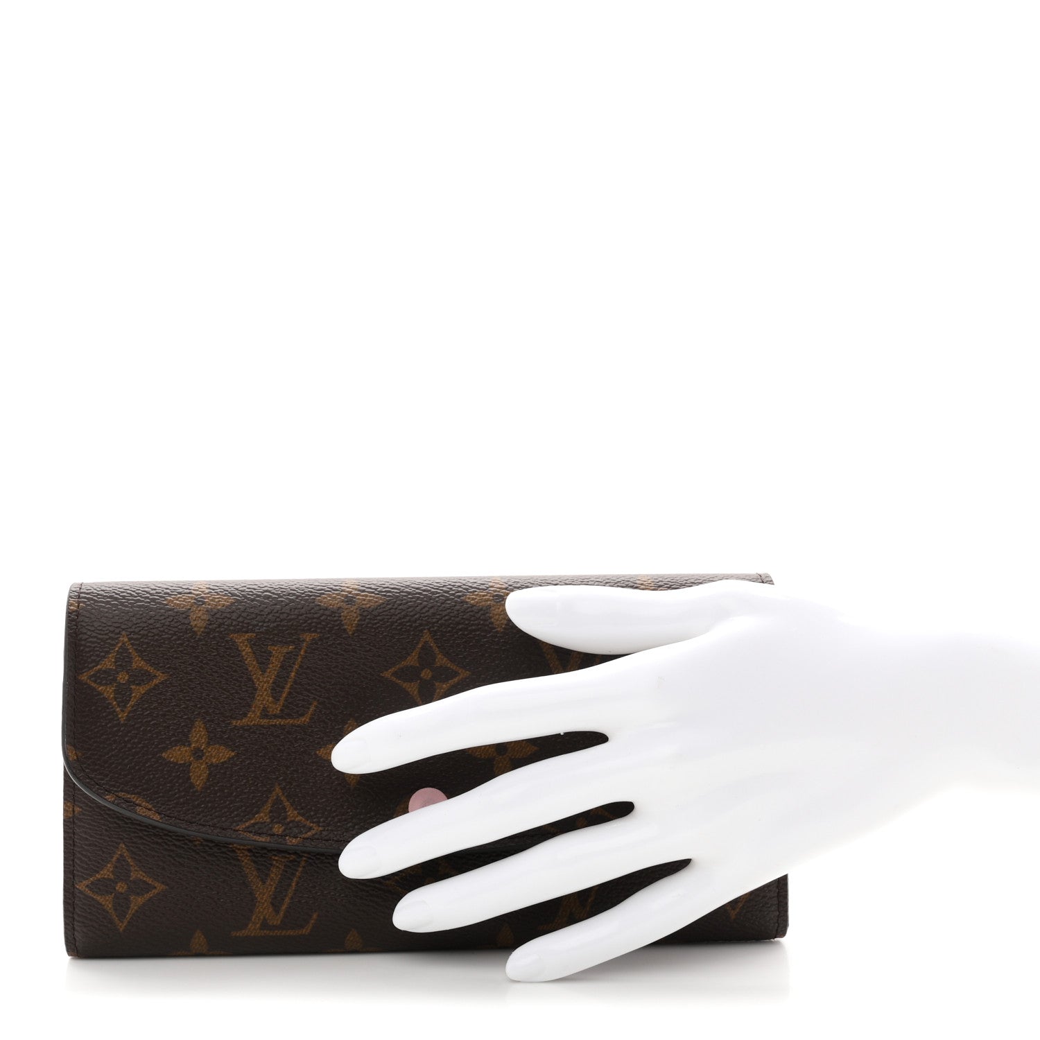 Monogram Emilie Wallet Rose Ballerine