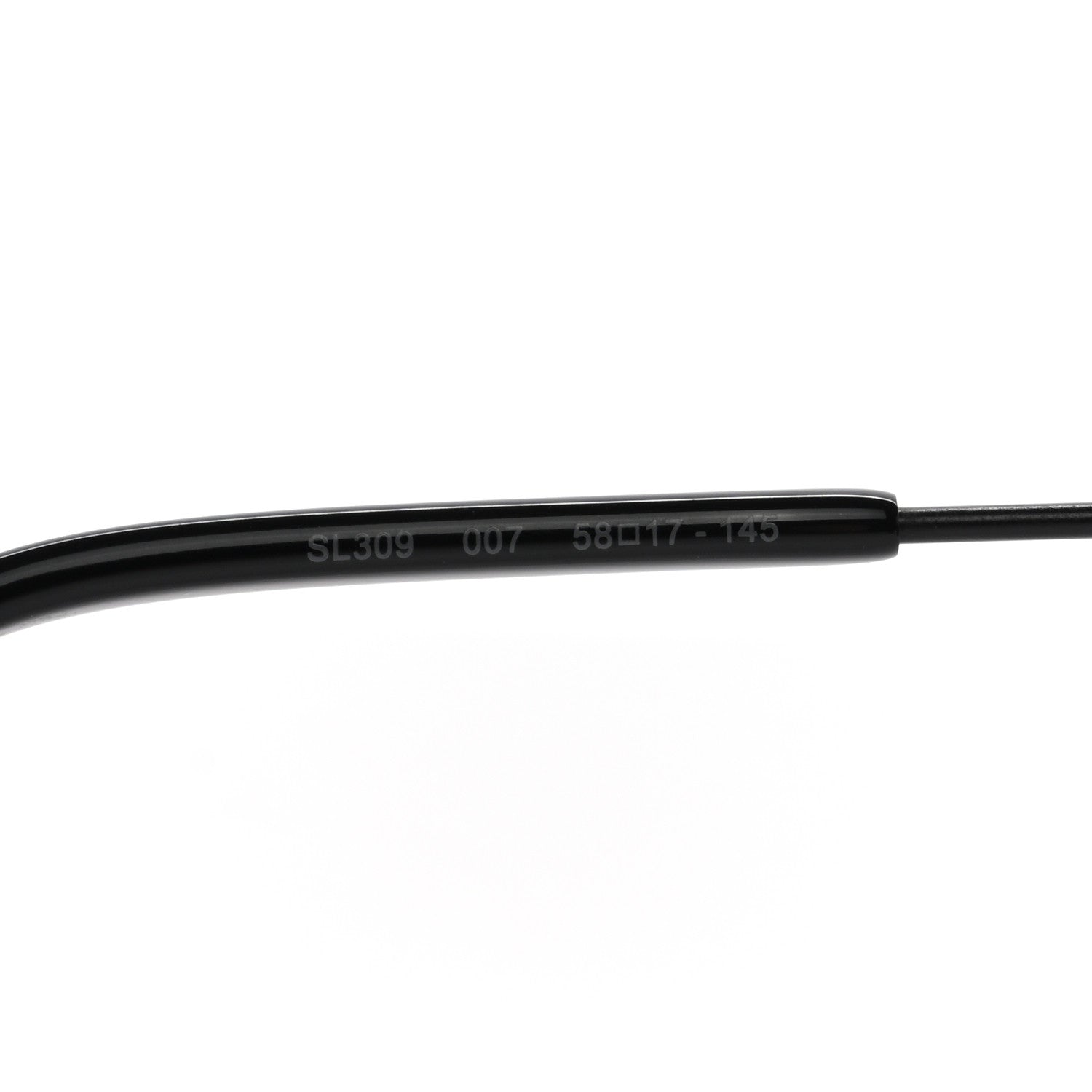Acetate Metal Aviator SL309 Sunglasses Black