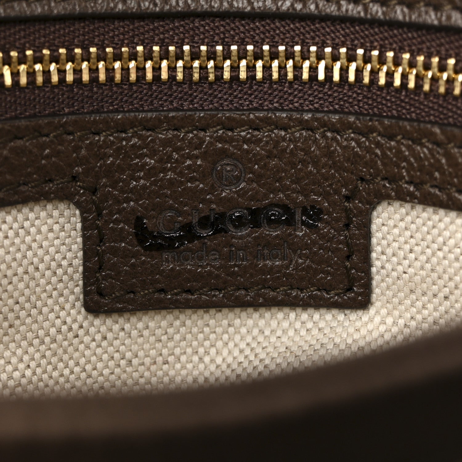 GG Supreme Monogram Textured Dollar Calfskin Web Medium Blondie Top Handle Shoulder Flap Bag Beige Ebony New Acero