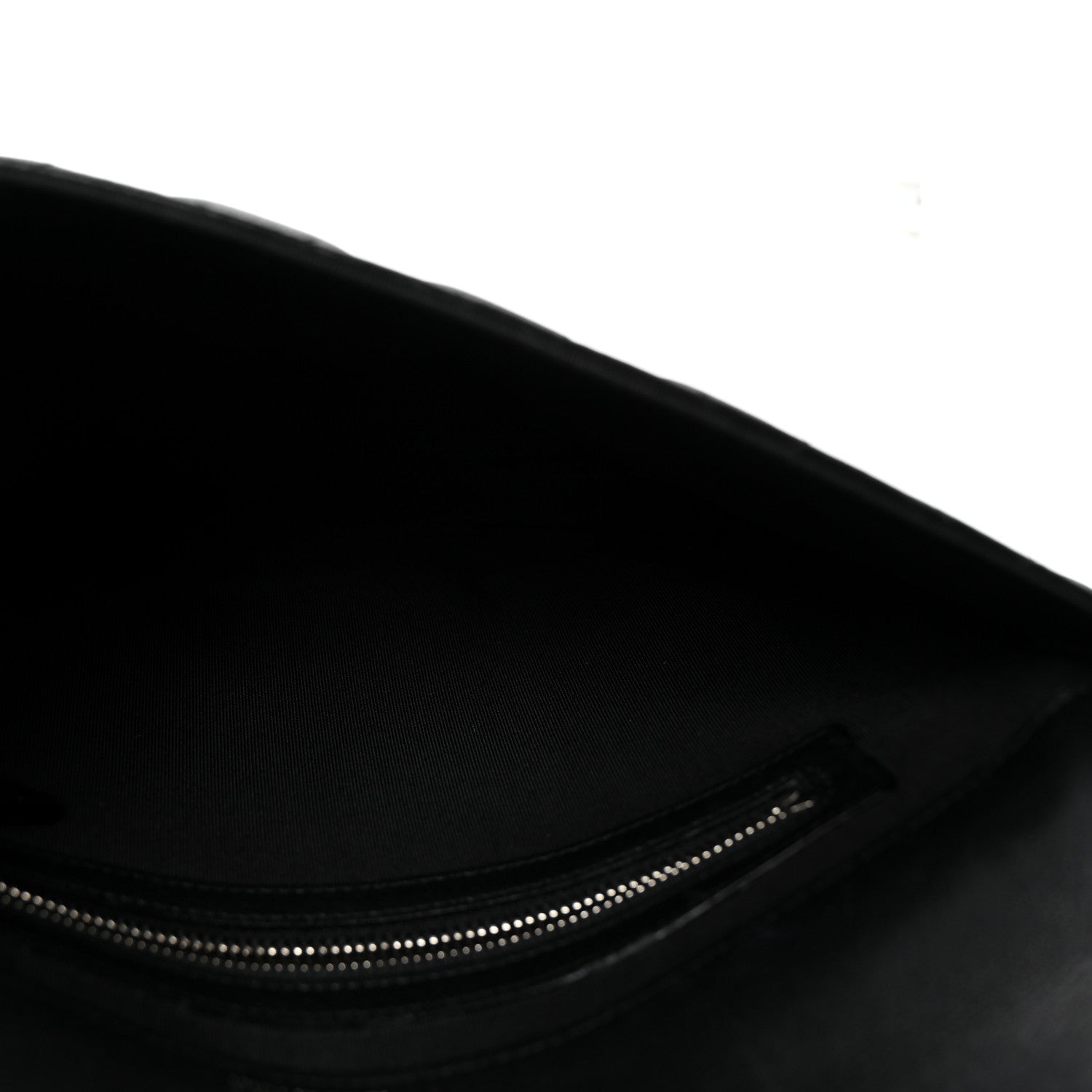 Goatskin Quilted CC Box Pouch Black