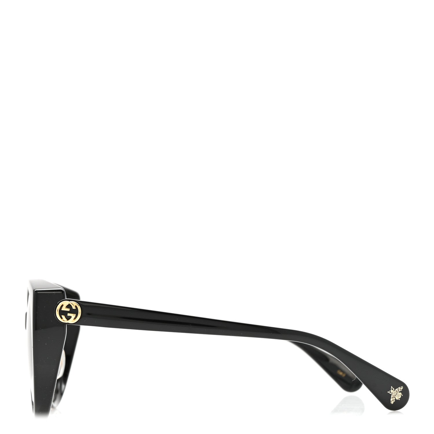 Acetate Cat Eye GG0369S Sunglasses Black