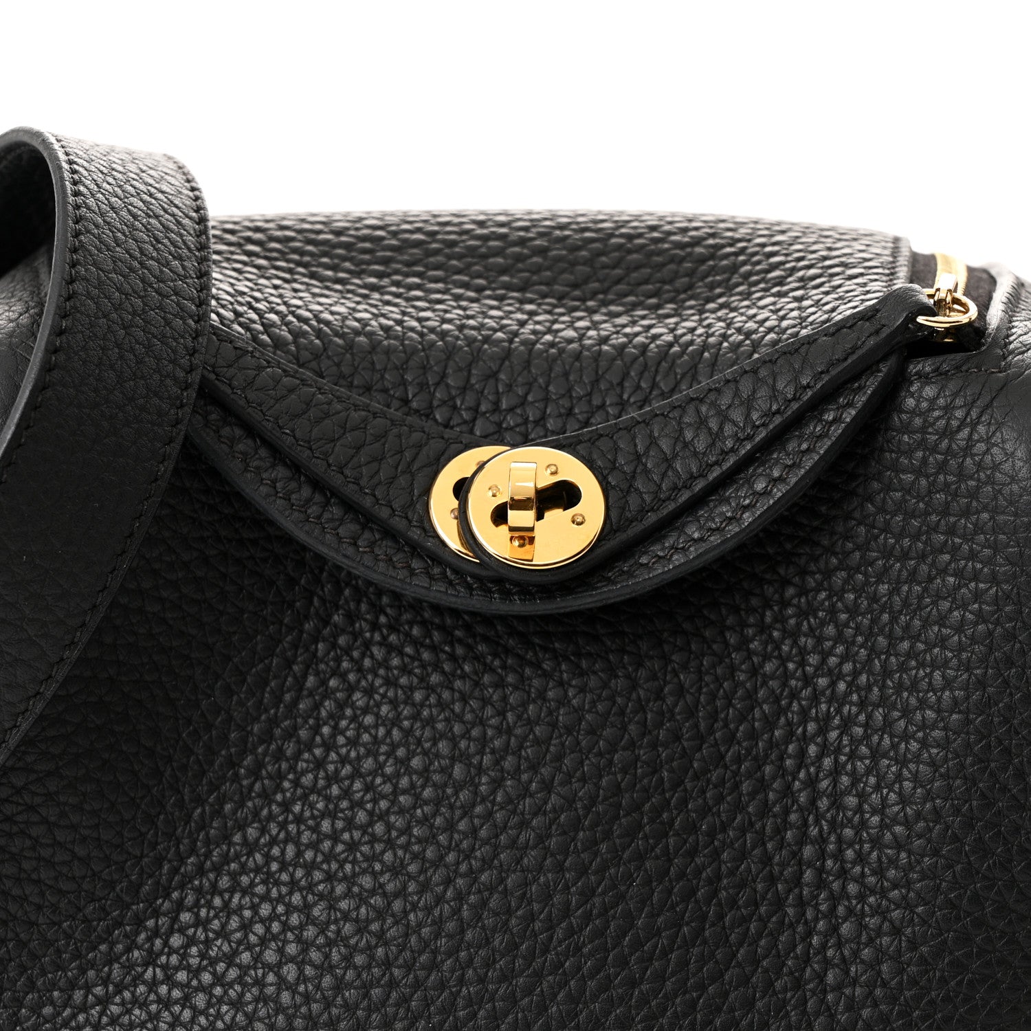 Taurillon Clemence Mini Lindy 20 Black
