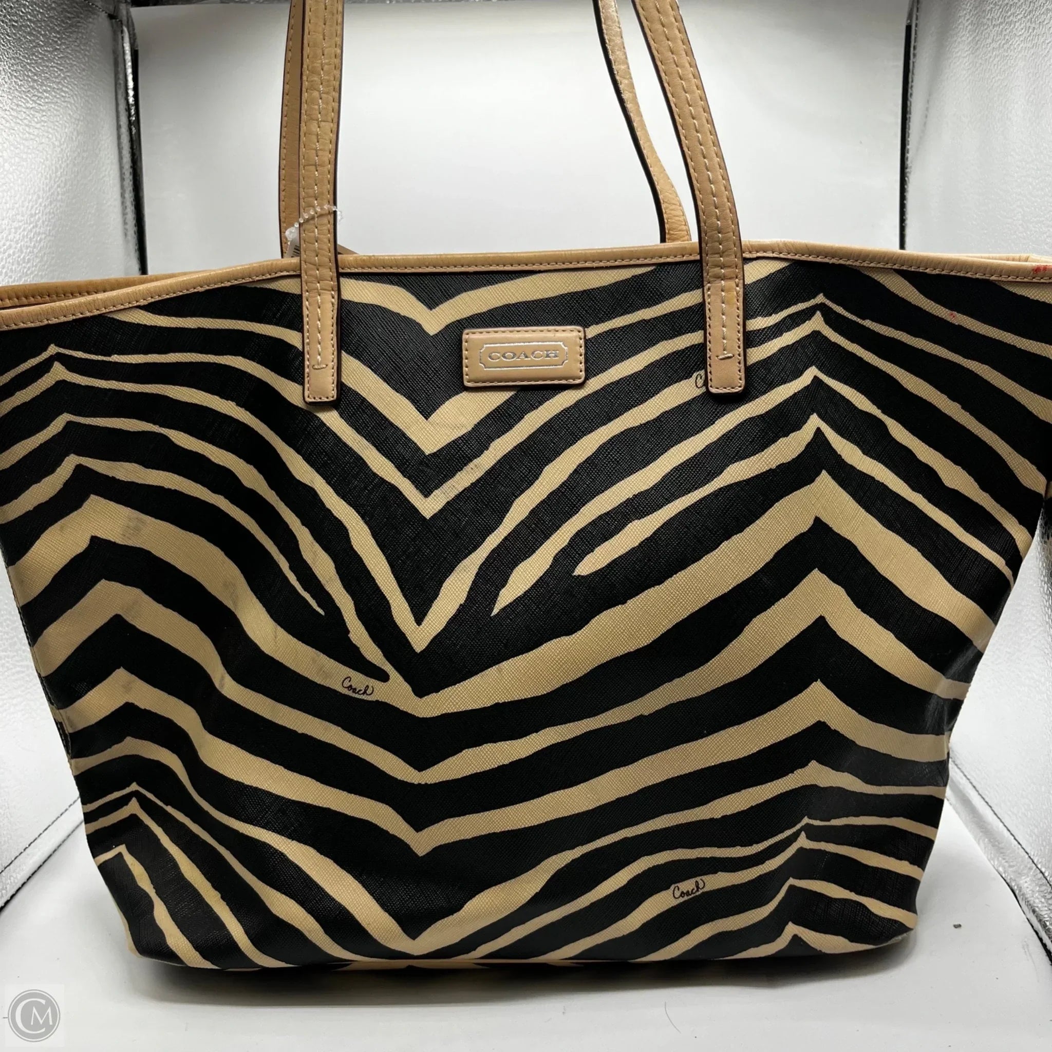Handbag Designer By Coach, Size: Large