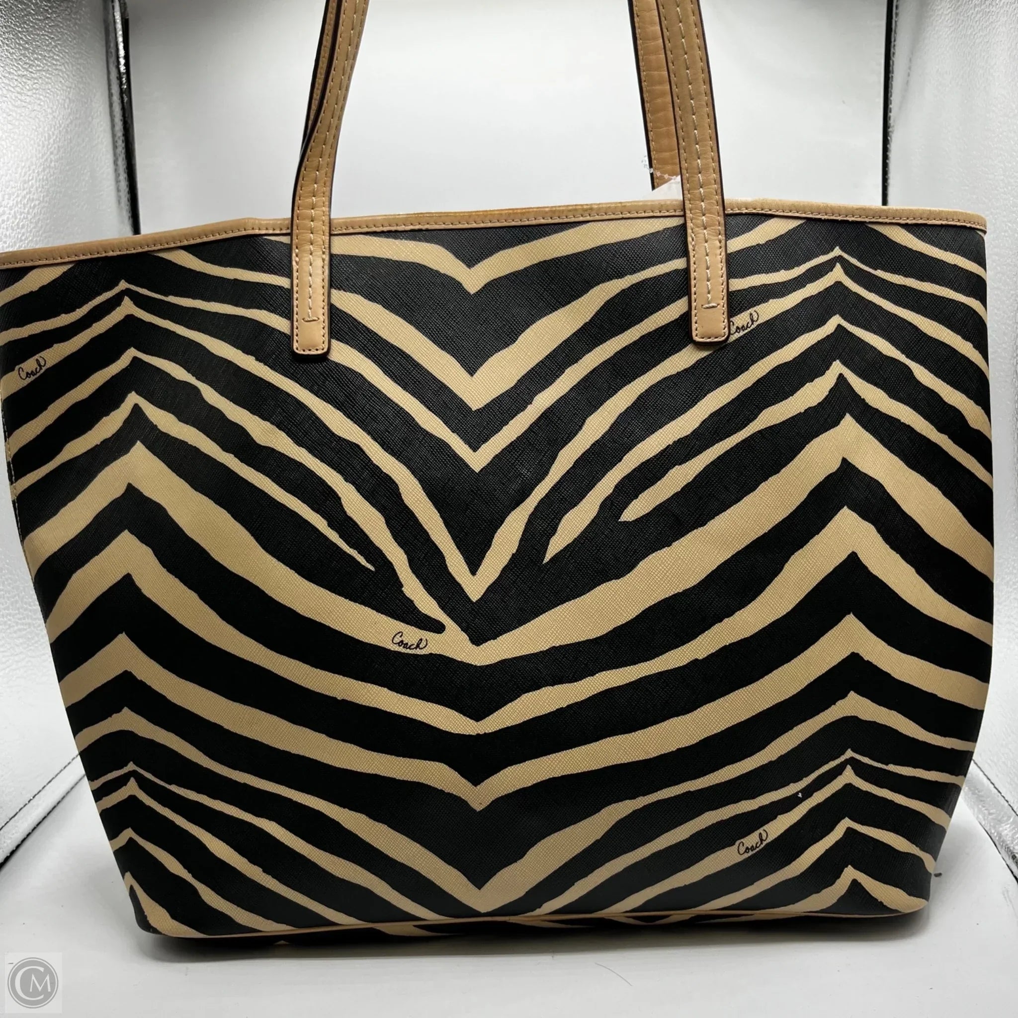 Handbag Designer By Coach, Size: Large