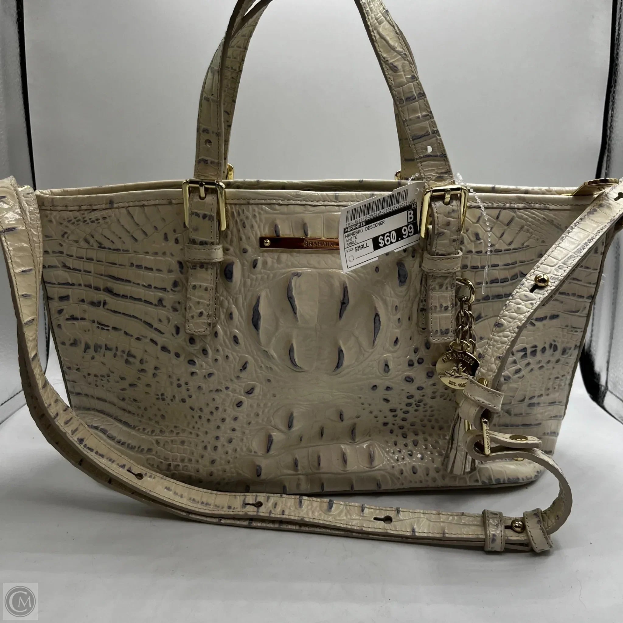 Handbag Designer By Brahmin, Size: Small