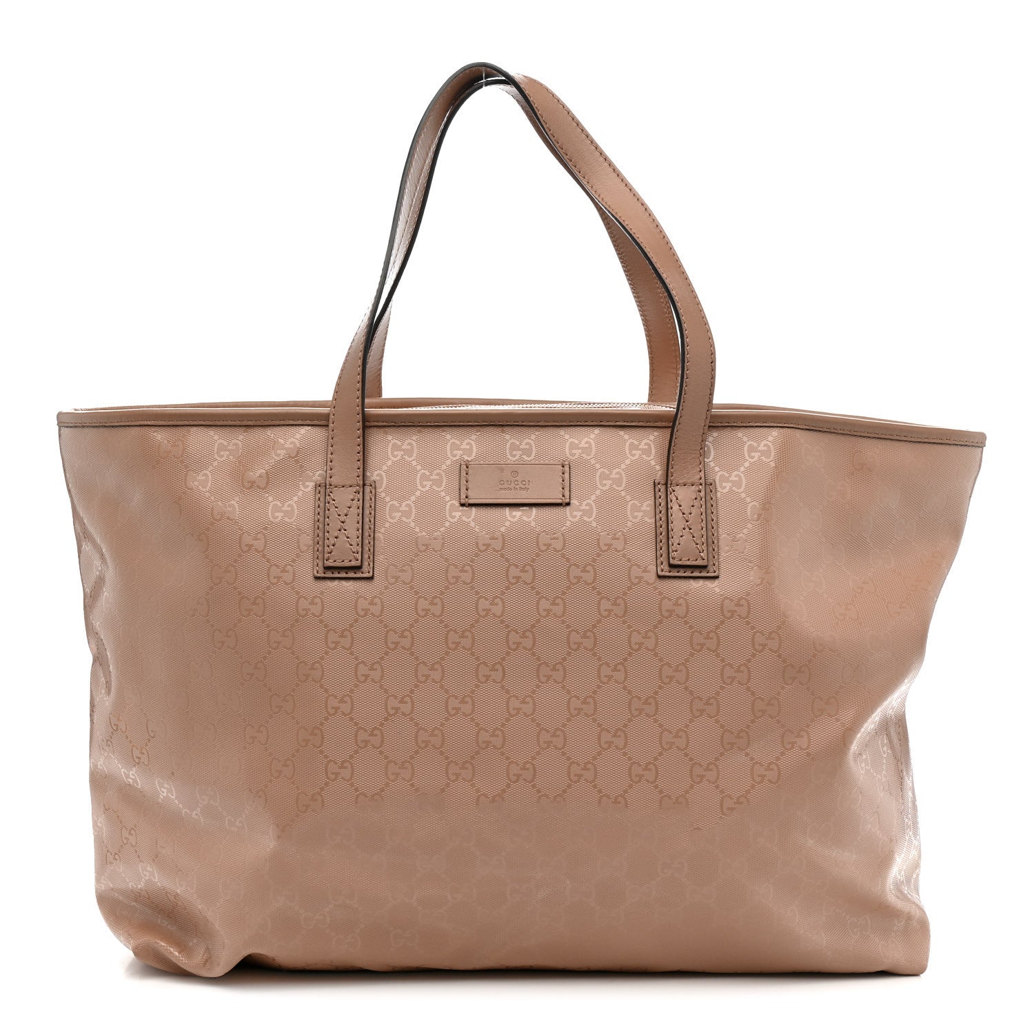 Imprime Monogram Large Zippered Shopping Tote Winter Rose
