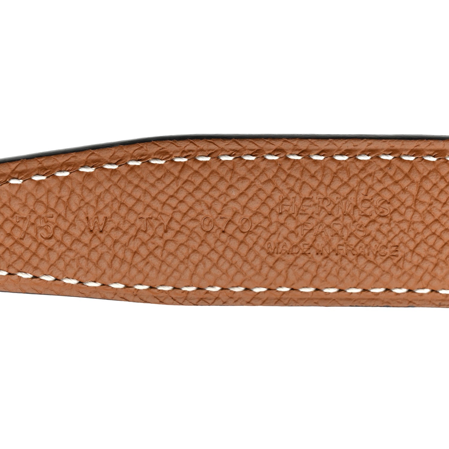 Swift Epsom 24mm Mini Constance H Belt 75 Black Gold