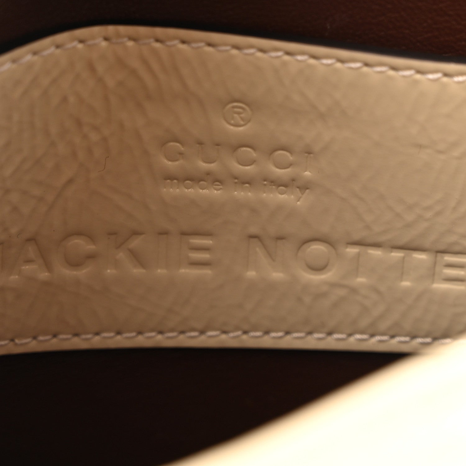 Crinkled Patent Mini Jackie Notte Bag New Ivoire