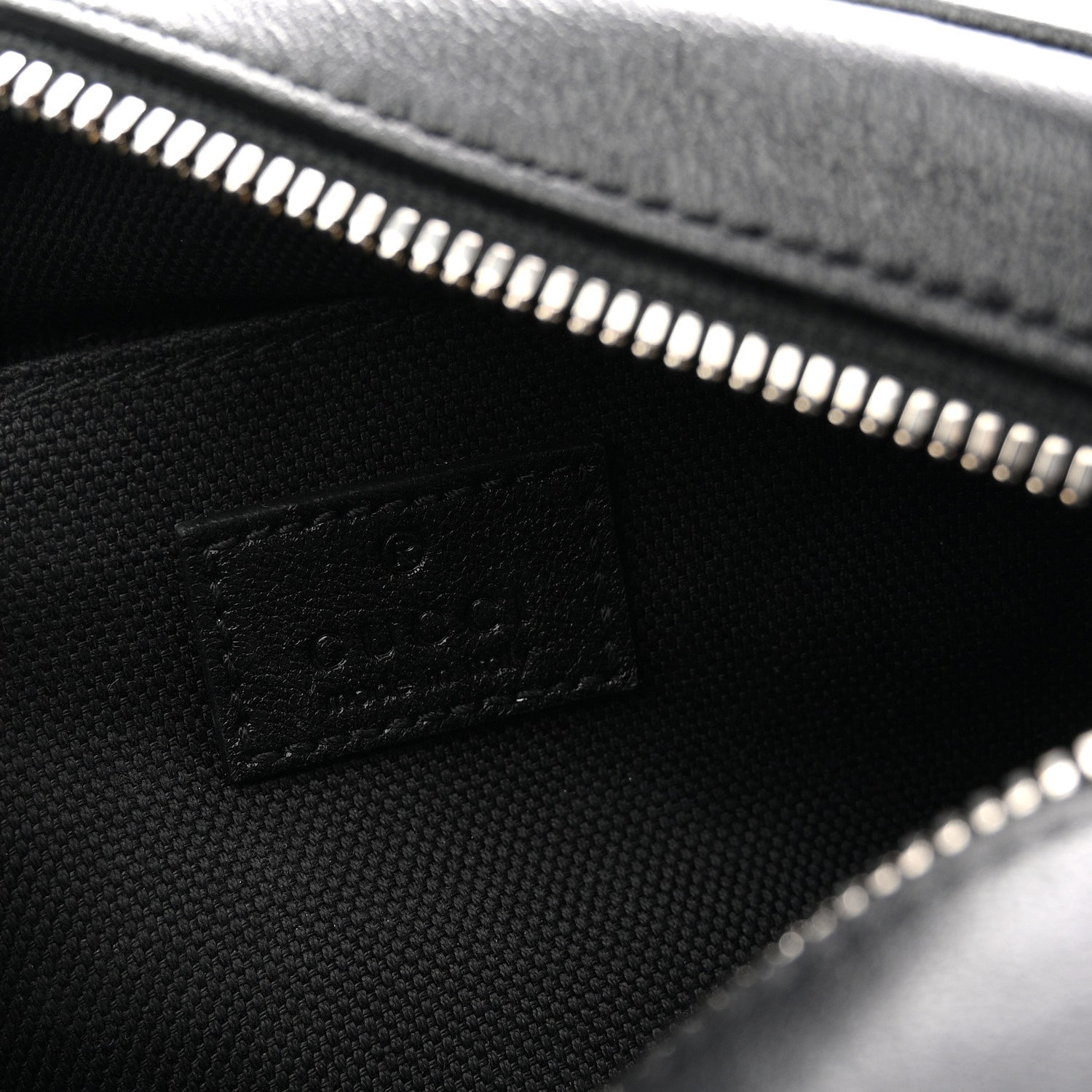 Sakai Be Green Calfskin Diagonal Stitched Mini Blondie Shoulder Bag Black