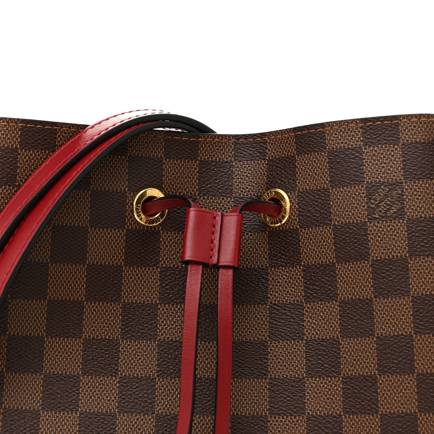 Damier Ebene Neonoe MM Cherry Berry