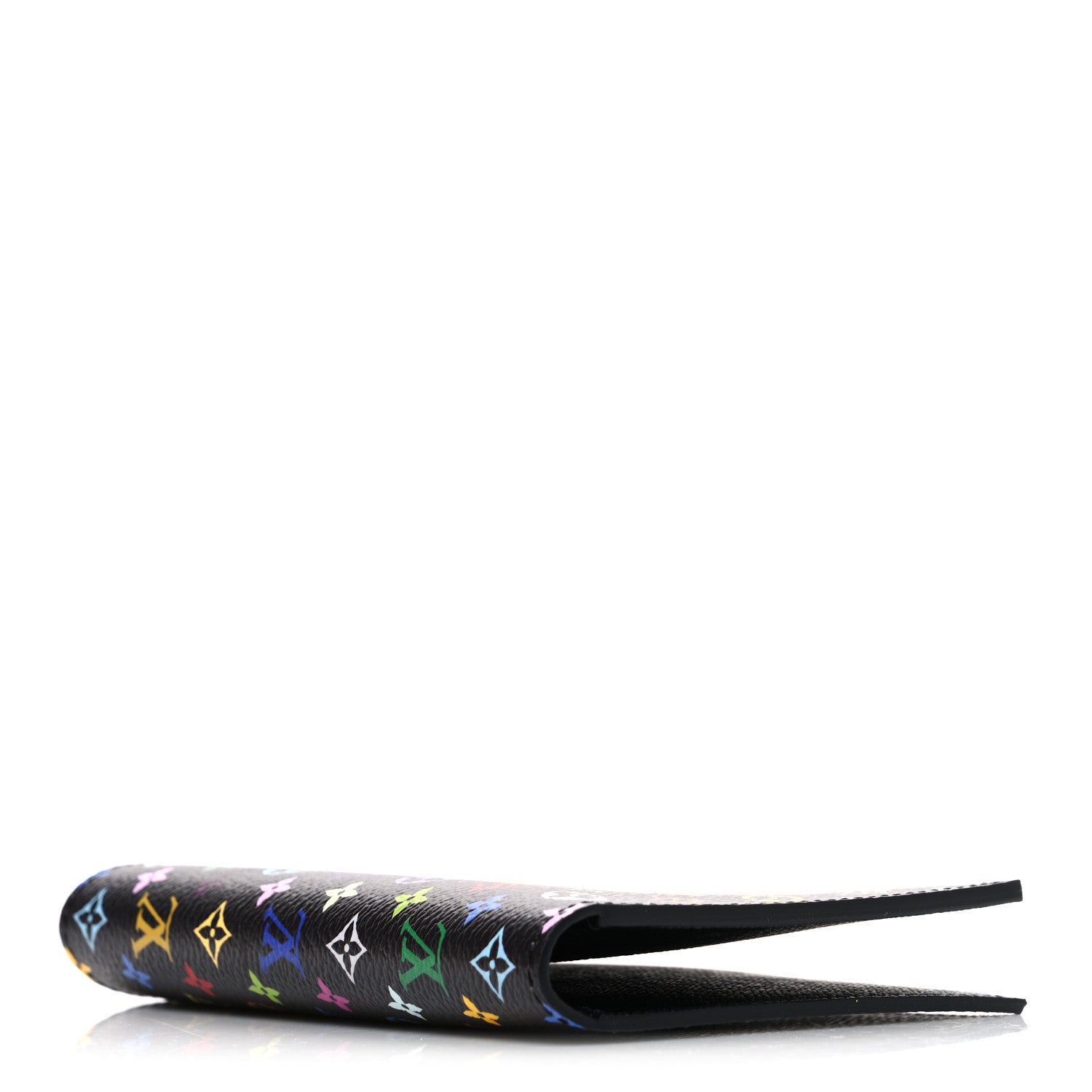 LV X TM Monogram Multicolor Passport Cover Black