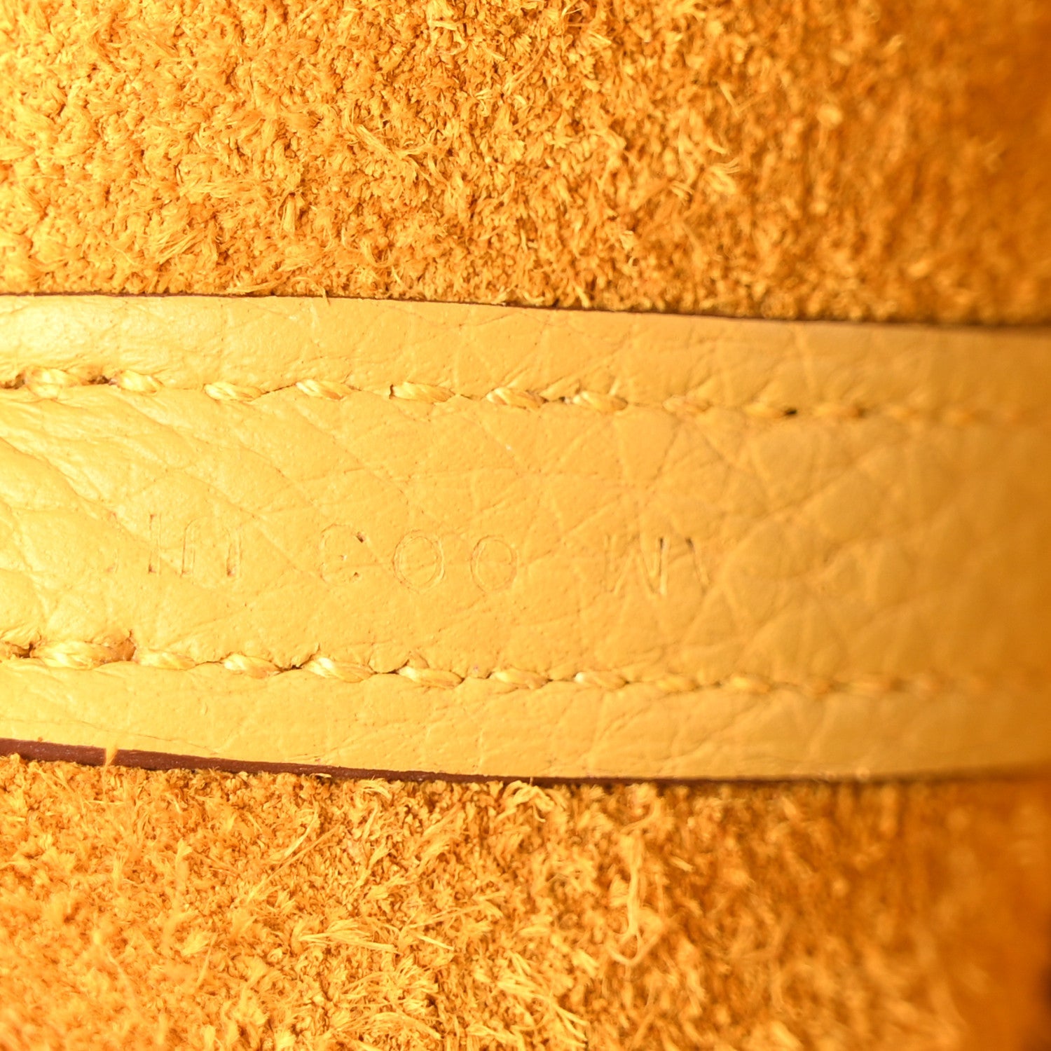 Taurillon Clemence Picotin Lock 22 MM Jaune Ambre