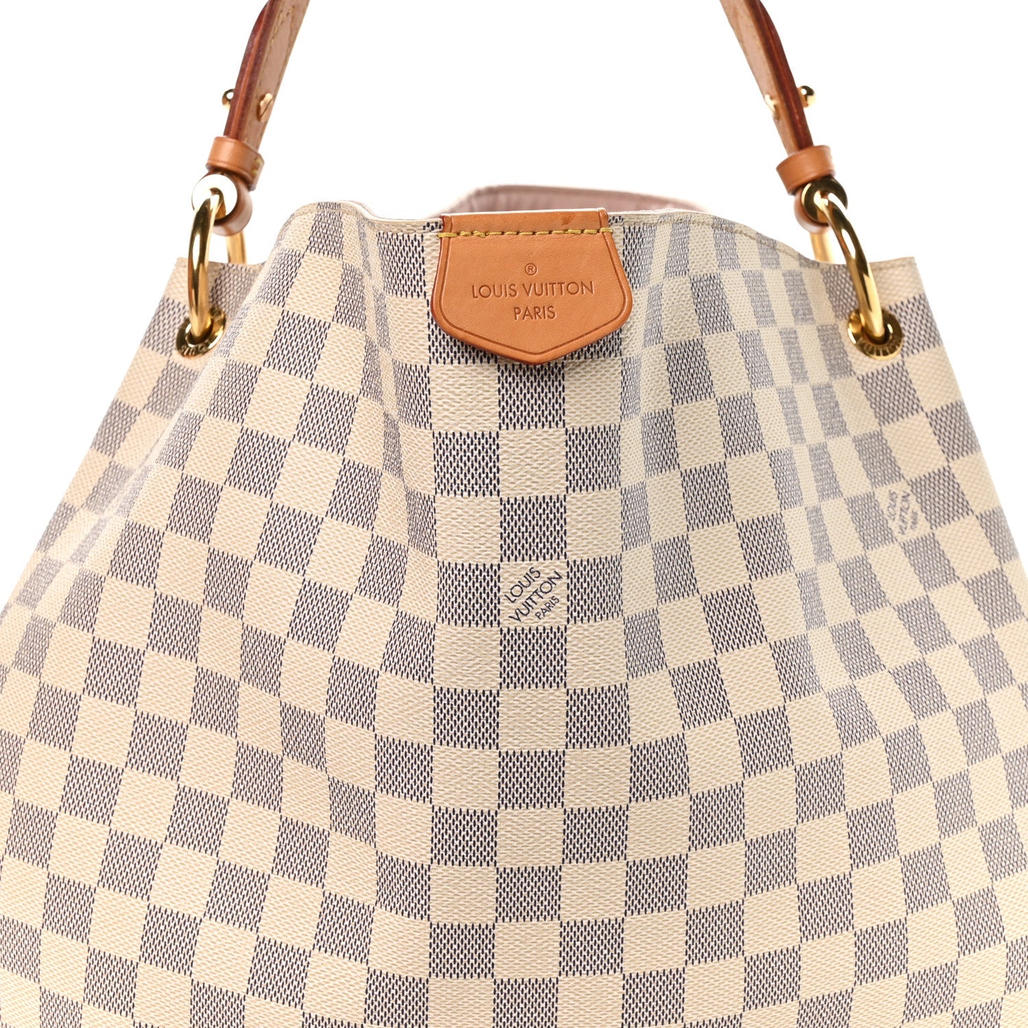 Damier Azur Graceful MM Rose Ballerine