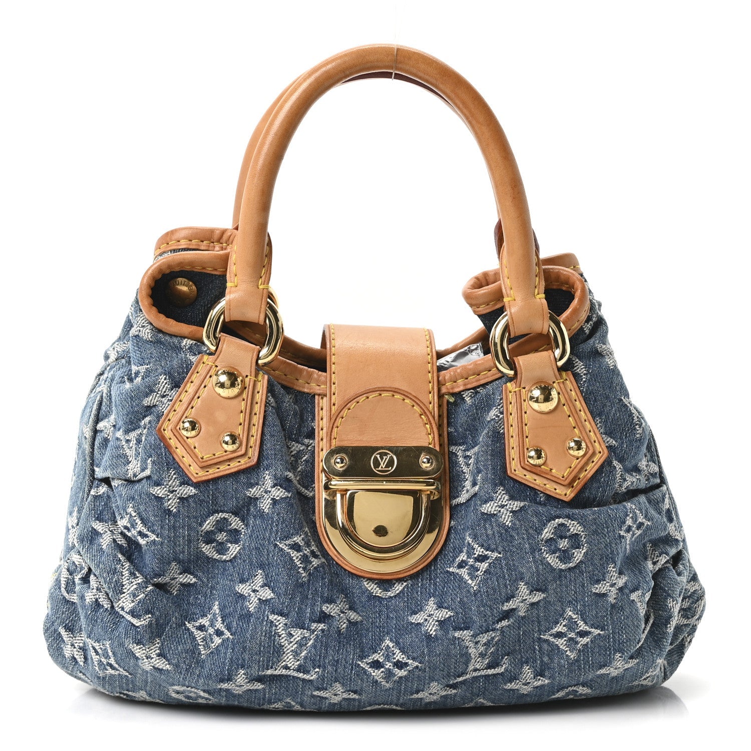 Monogram Denim Pleaty Blue
