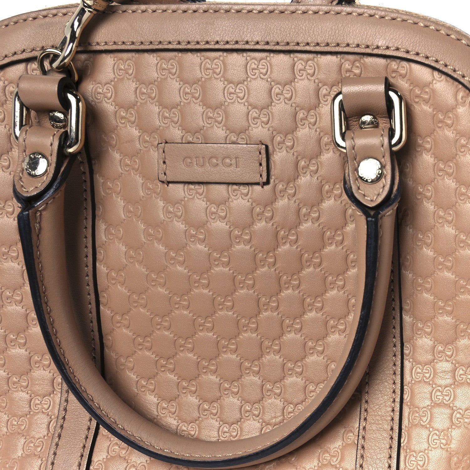 Soft Microguccissima Mini Dome Bag Camelia