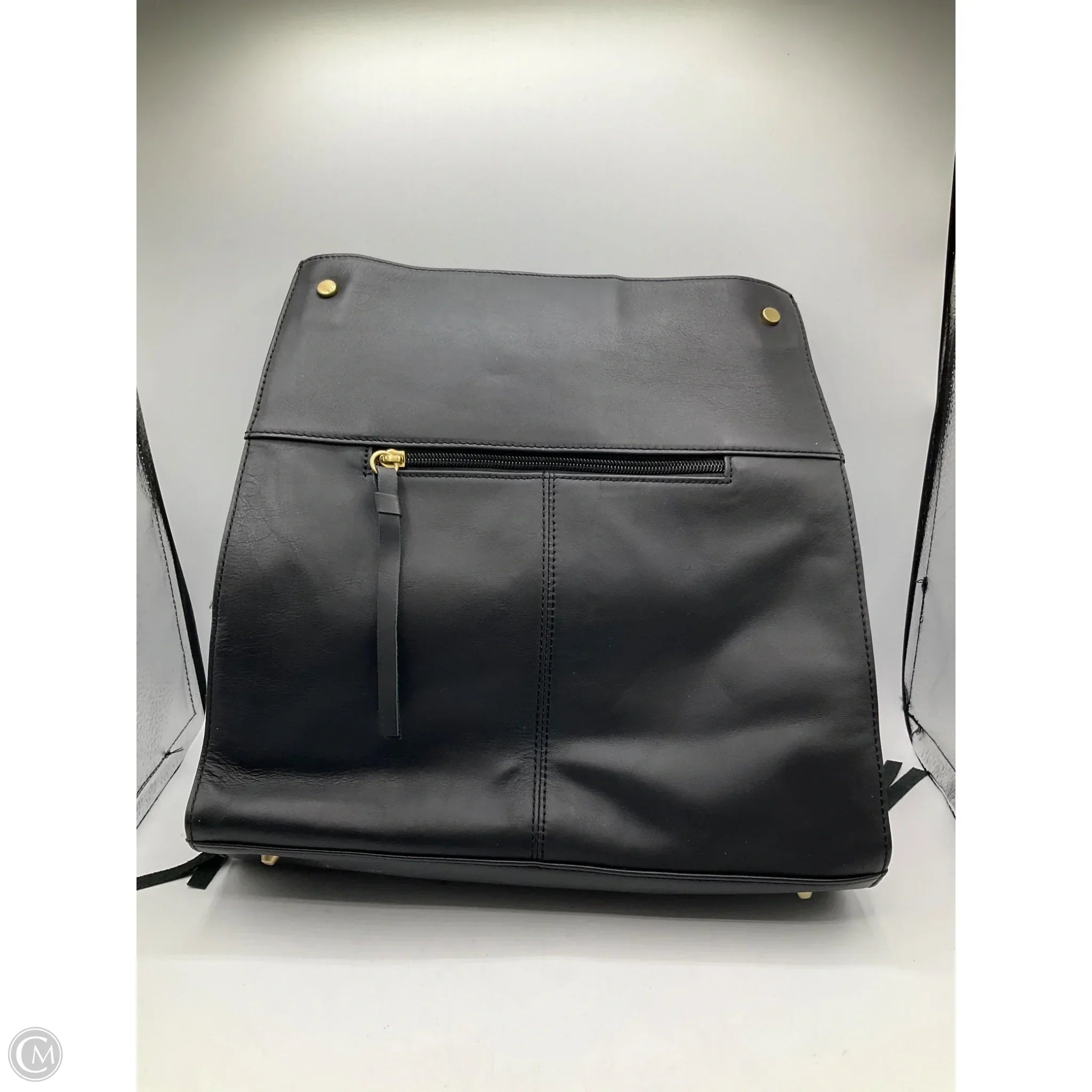 Handbag Leather By Perlina, Size: Medium