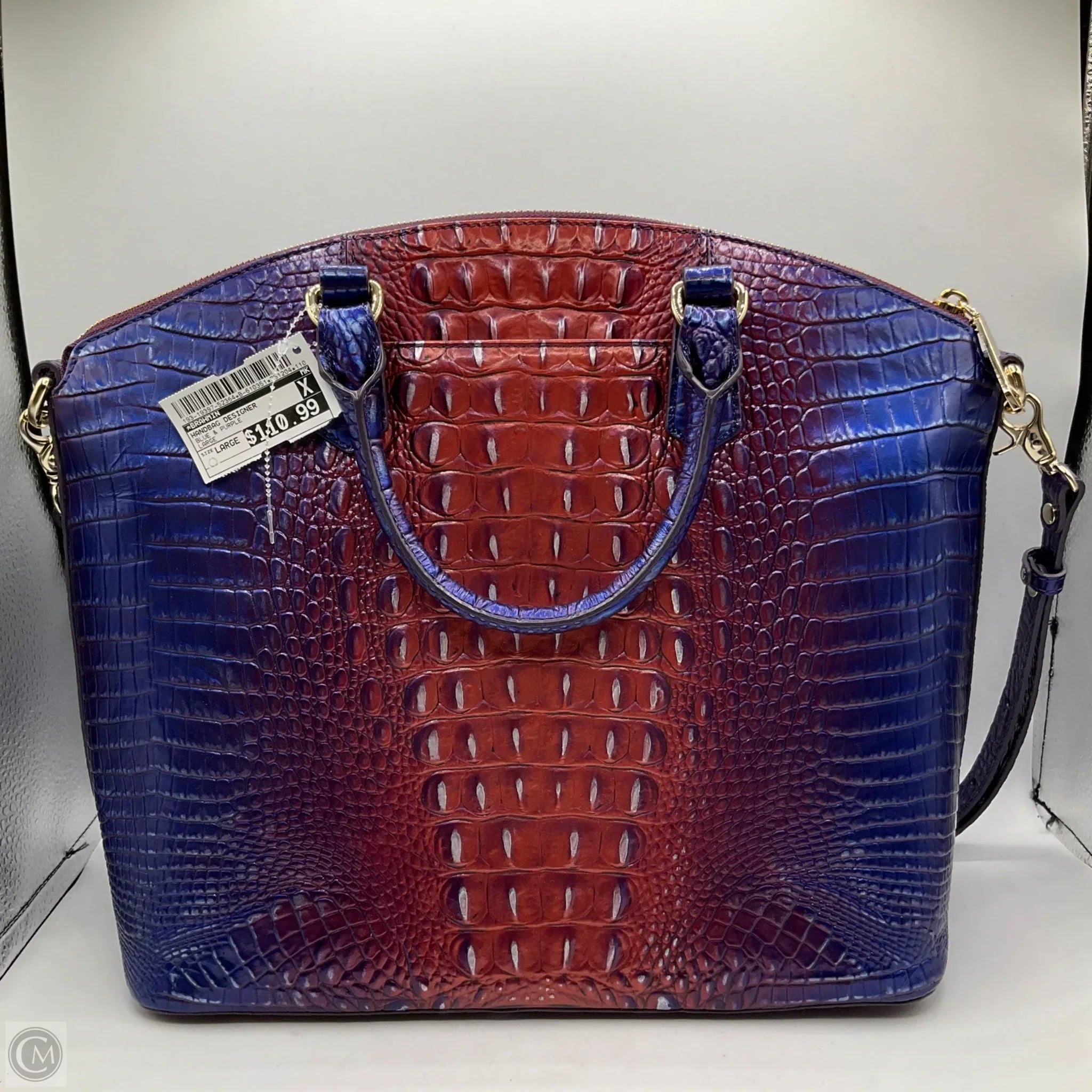 Handbag Designer By Brahmin, Size: Large