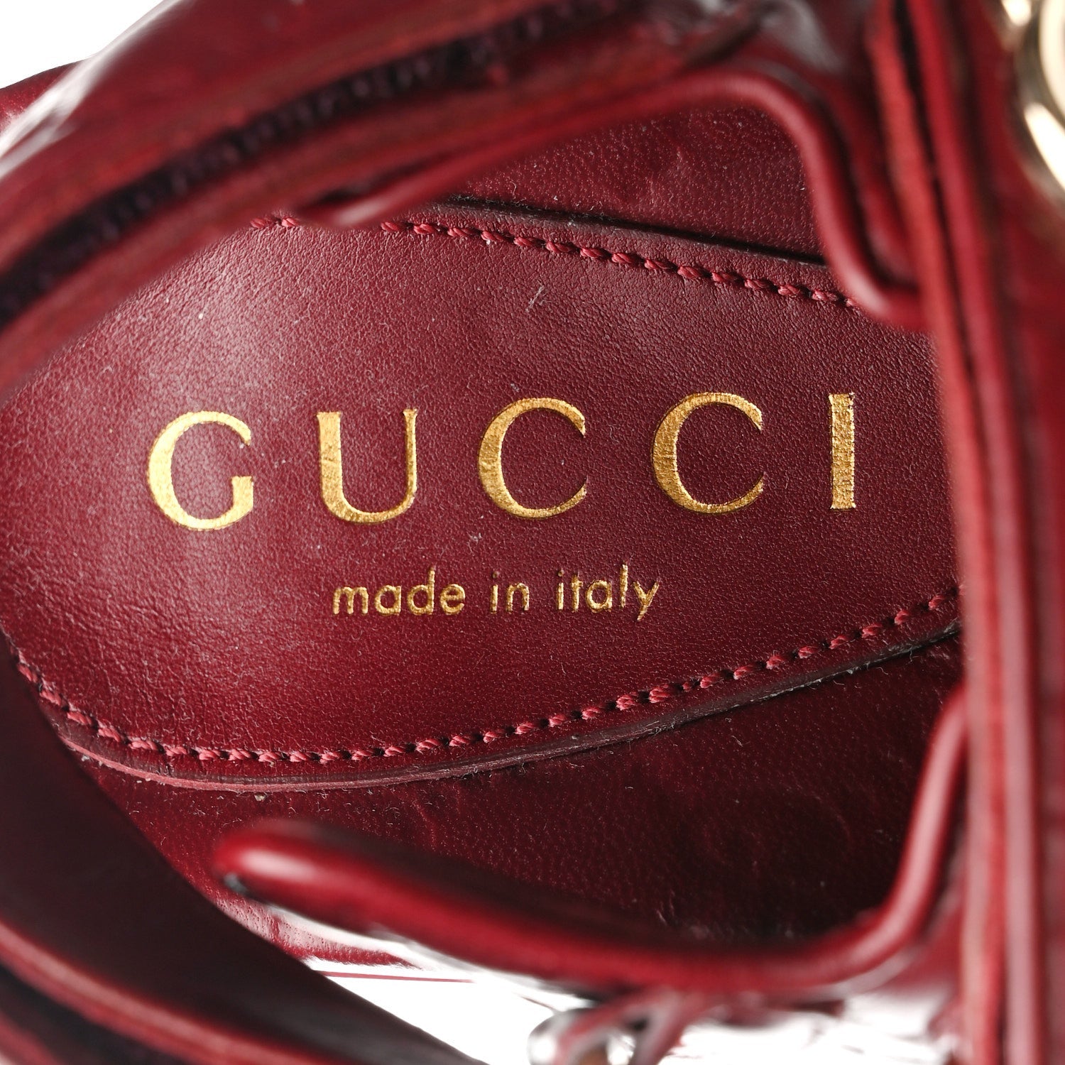 Guccissima GG Embossed Womens Sandals 36 Rosso Ancora