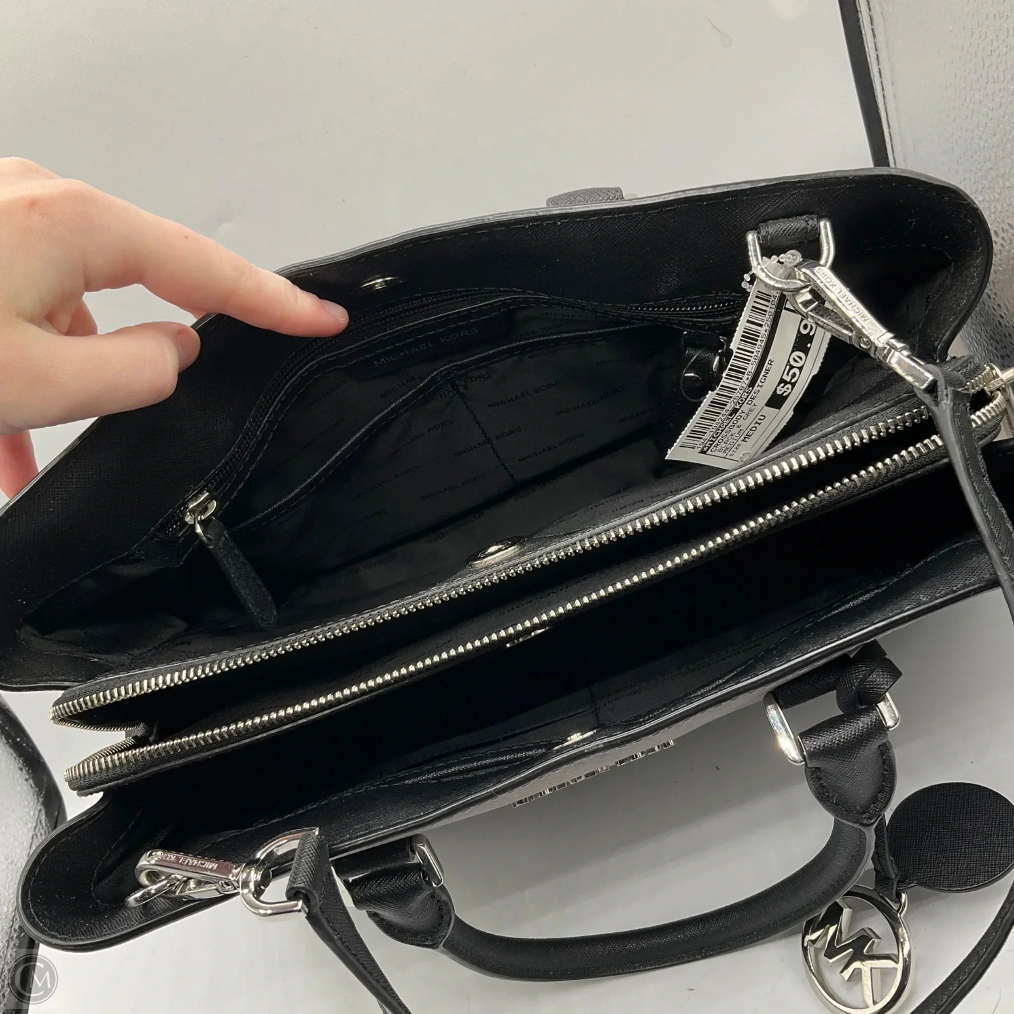 Crossbody Designer By Michael Kors, Size: Medium