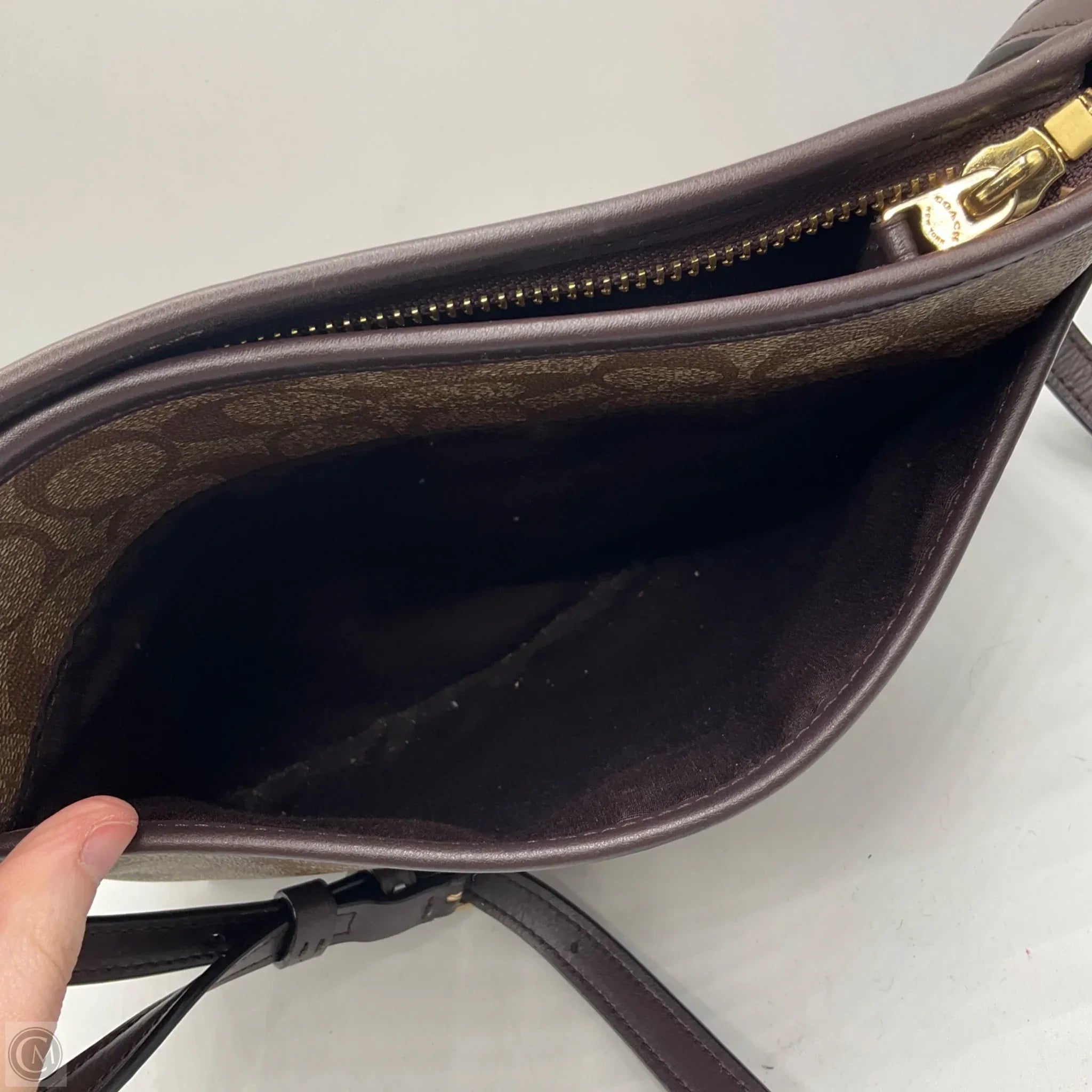 Crossbody Designer By Coach, Size: Medium