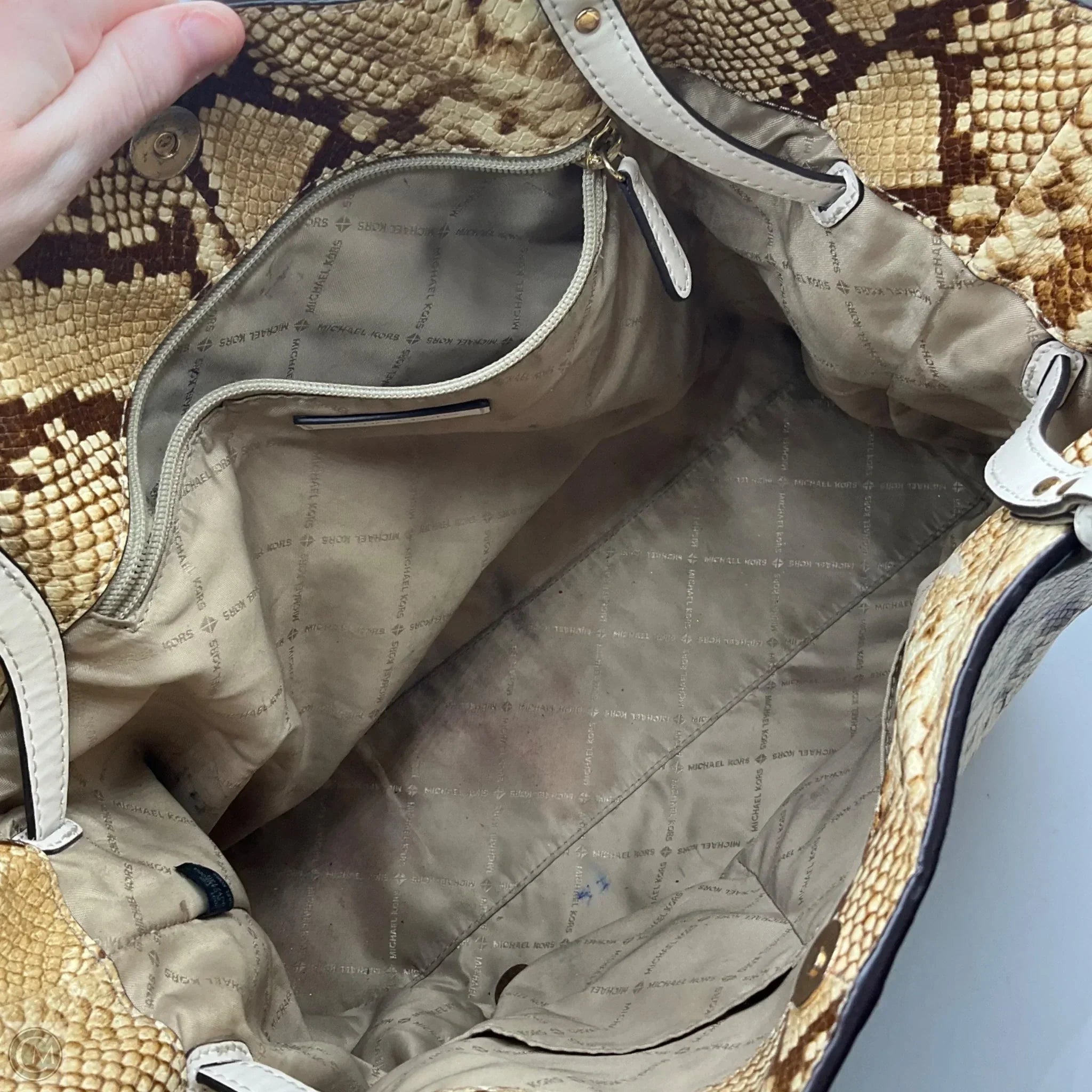 Handbag Designer By Michael Kors, Size: Large