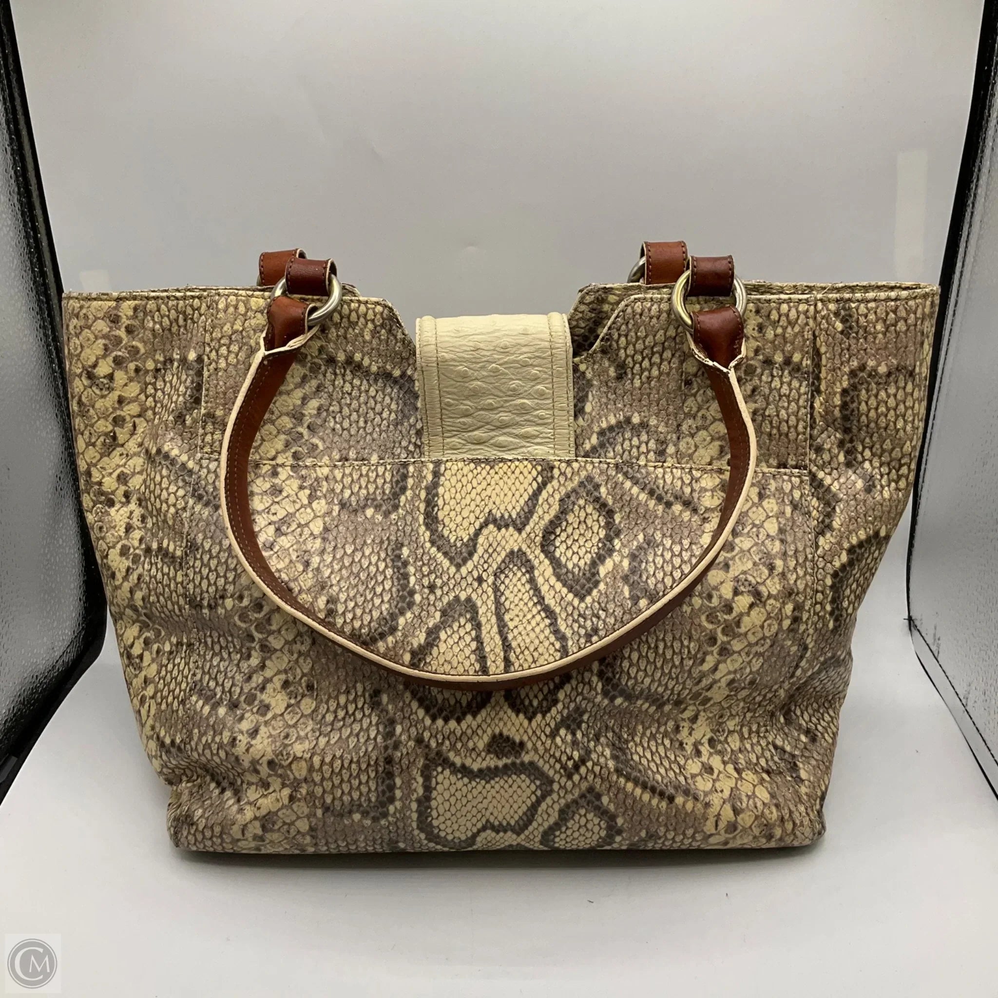 Handbag Designer By Brahmin, Size: Medium