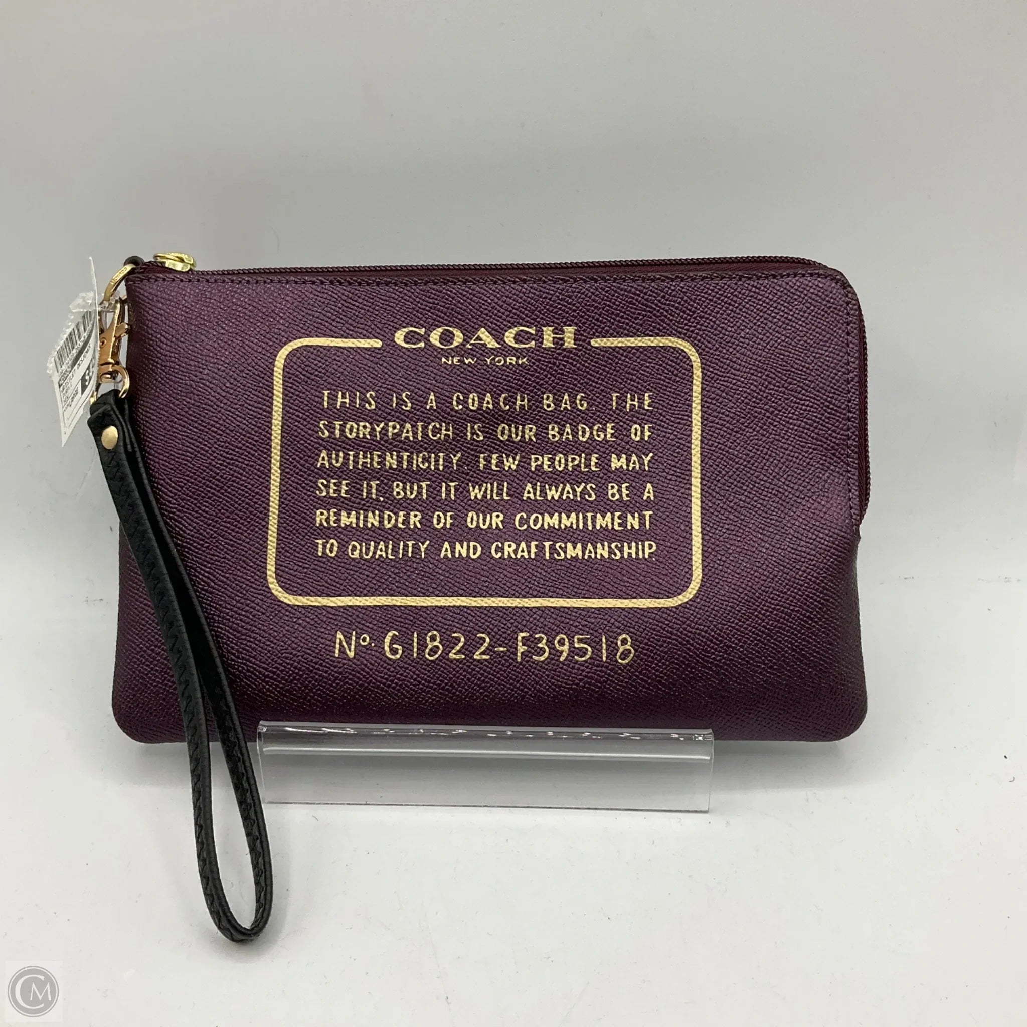 Wristlet Designer By Coach, Size: Large