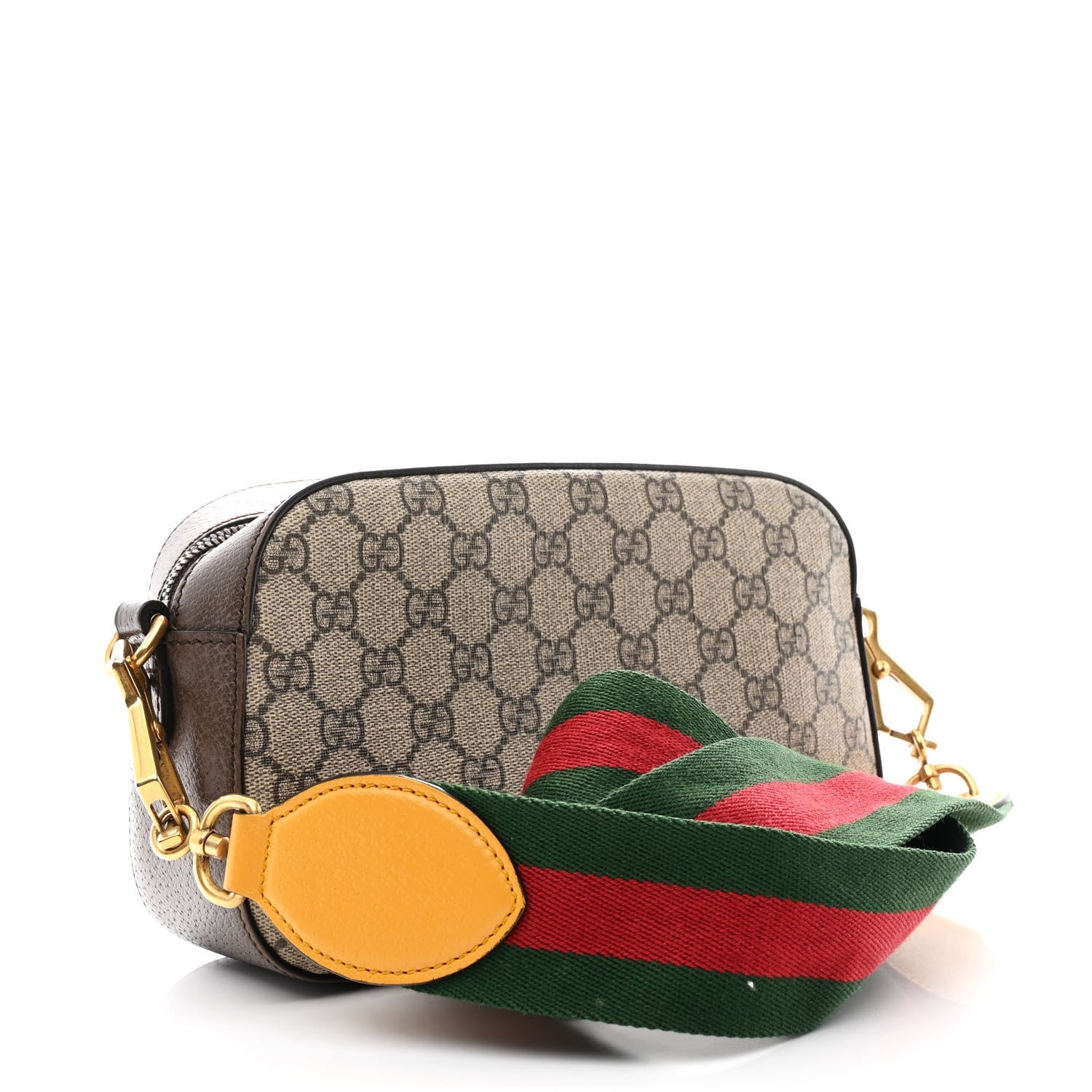 GG Supreme Monogram Web Neo Vintage Shoulder Bag Beige New Acero Crop