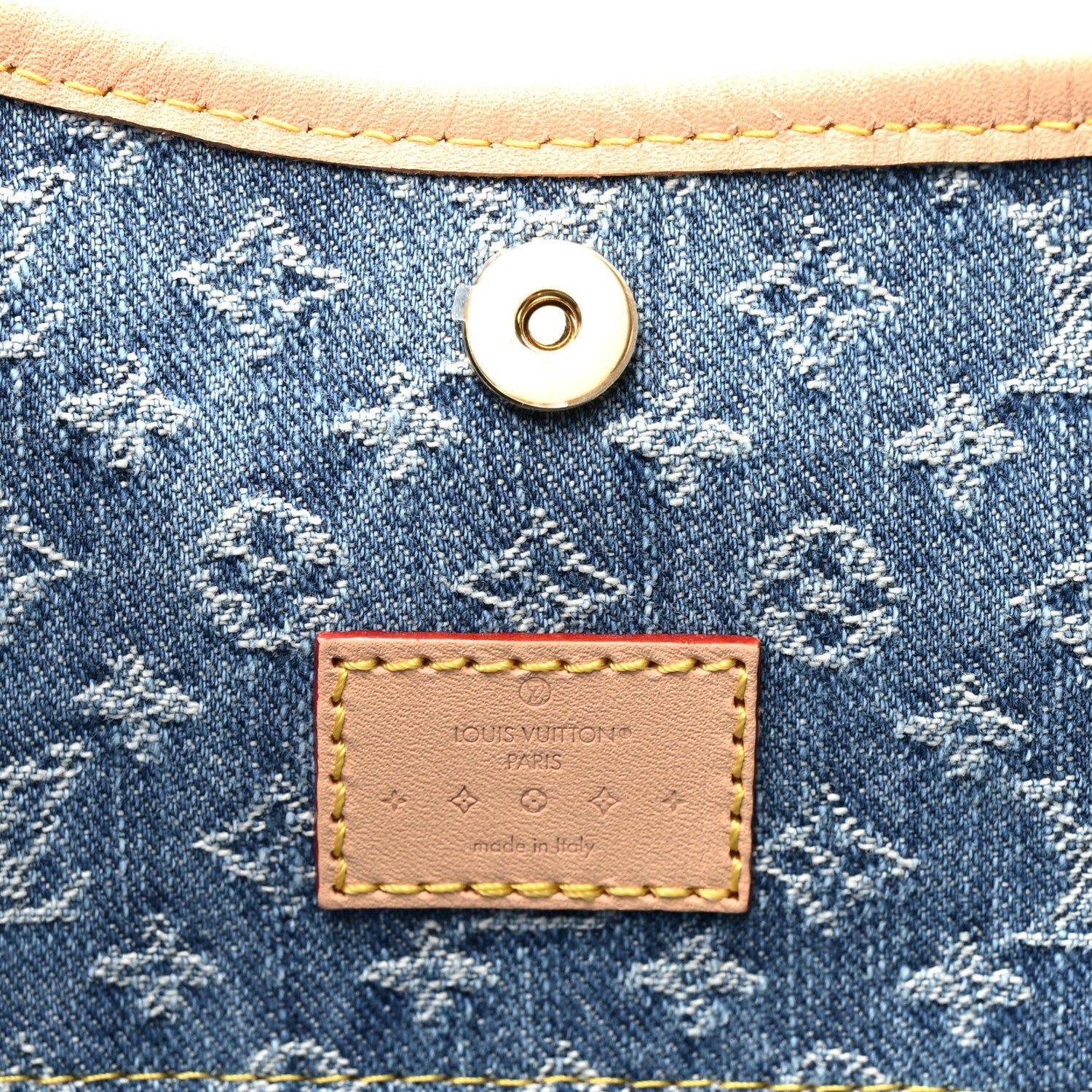 Monogram Denim CarryAll MM Blue