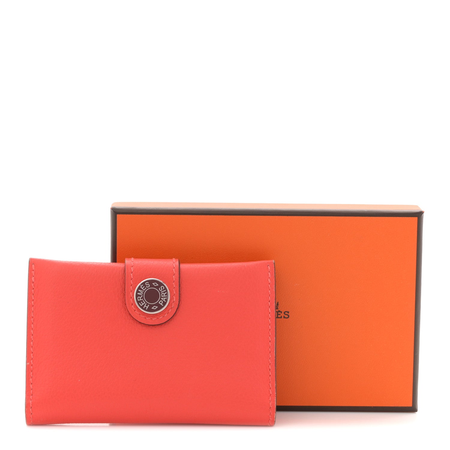 Evercolor Bi-Color RMS Card Holder Orange Field Rouge H