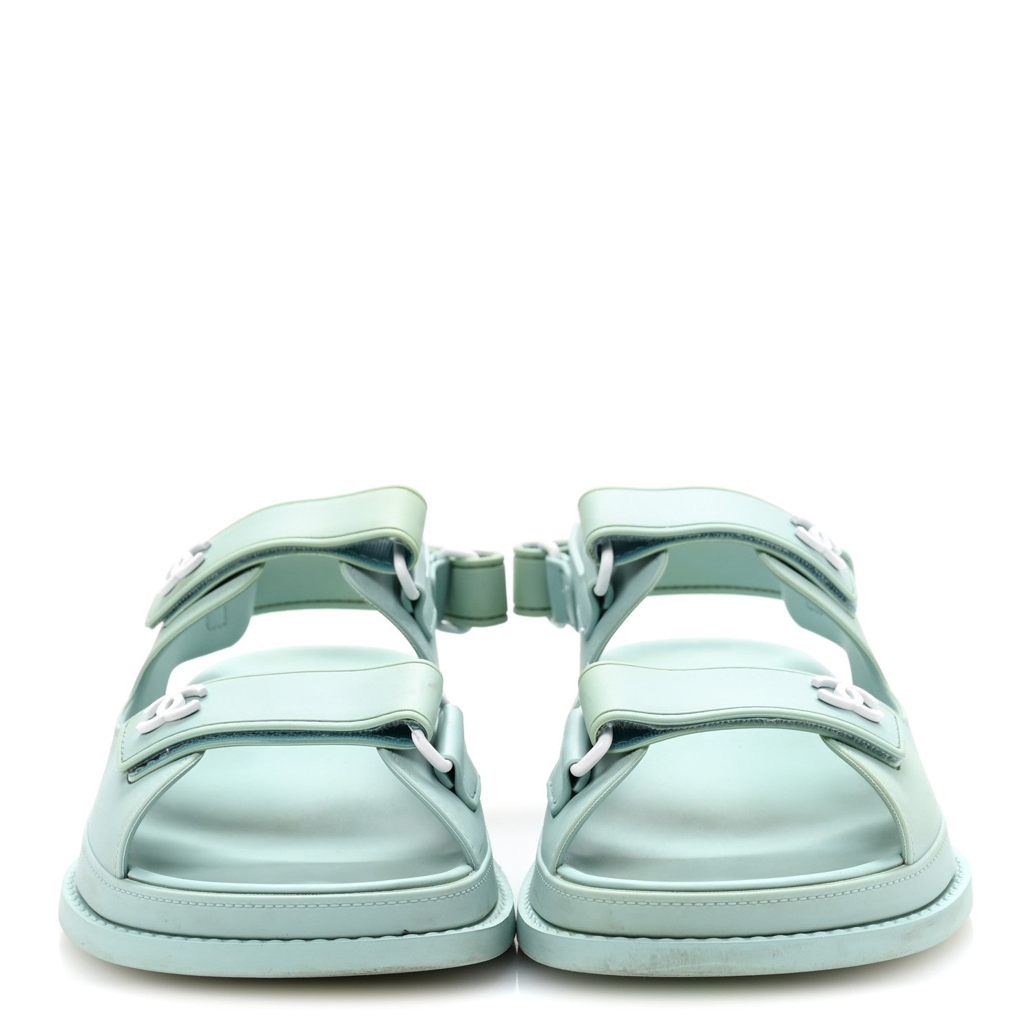 Rubber CC Dad Sandals 39 Light Blue