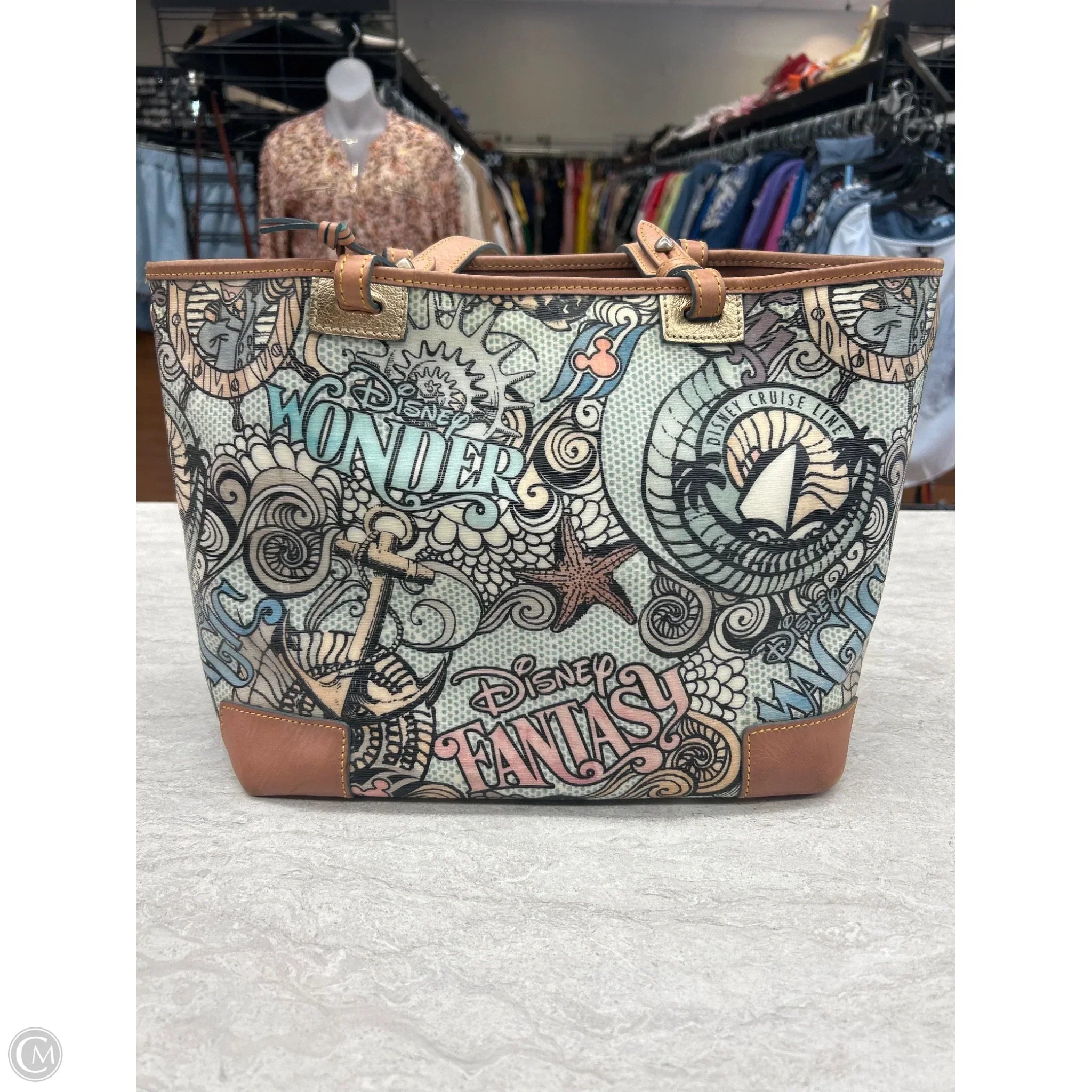 Handbag Designer By Dooney And Bourke, Size: Large