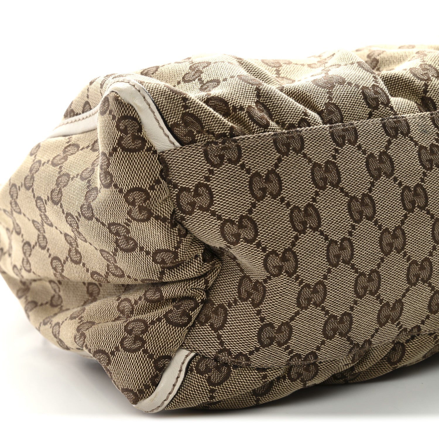 Monogram Large D Gold Hobo Off White