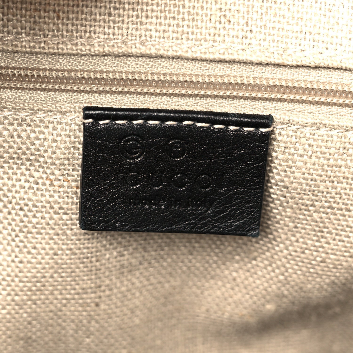 Microguccissima Medium Dome Bag Black