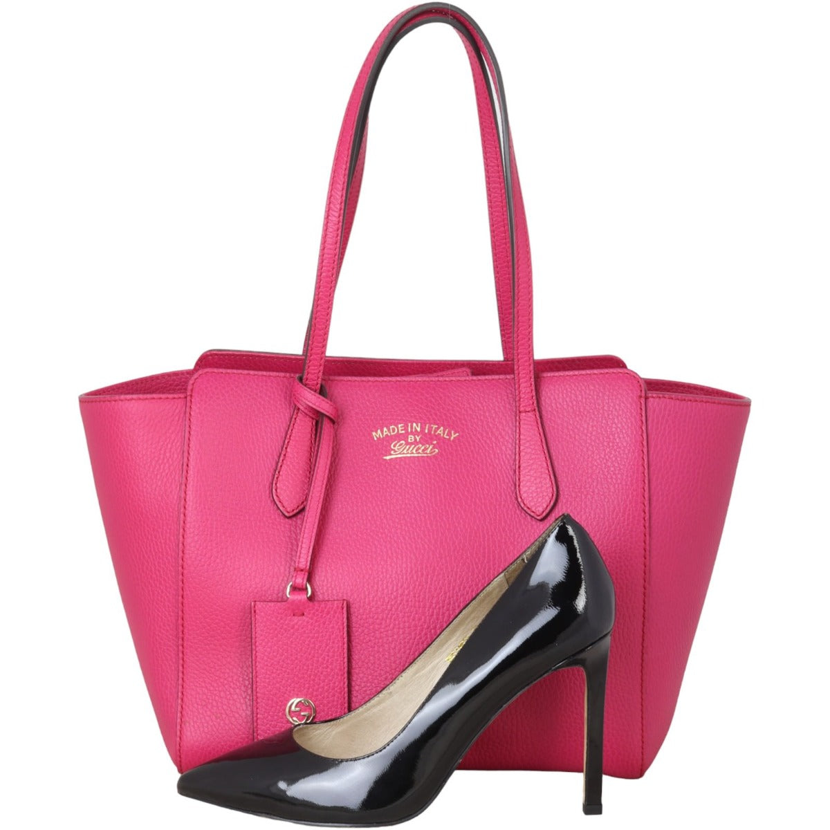 Gucci Swing Leather Tote Small
