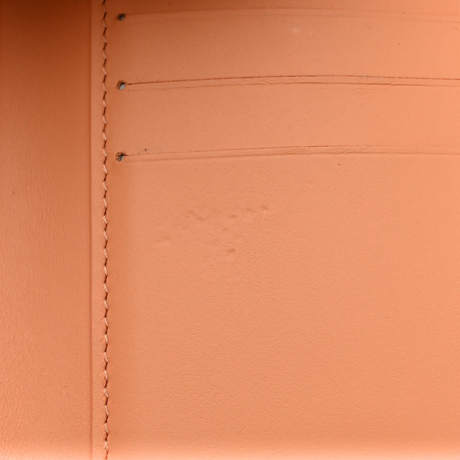 Taurillon Capucines Compact Maxi Wallet Apricot Orange