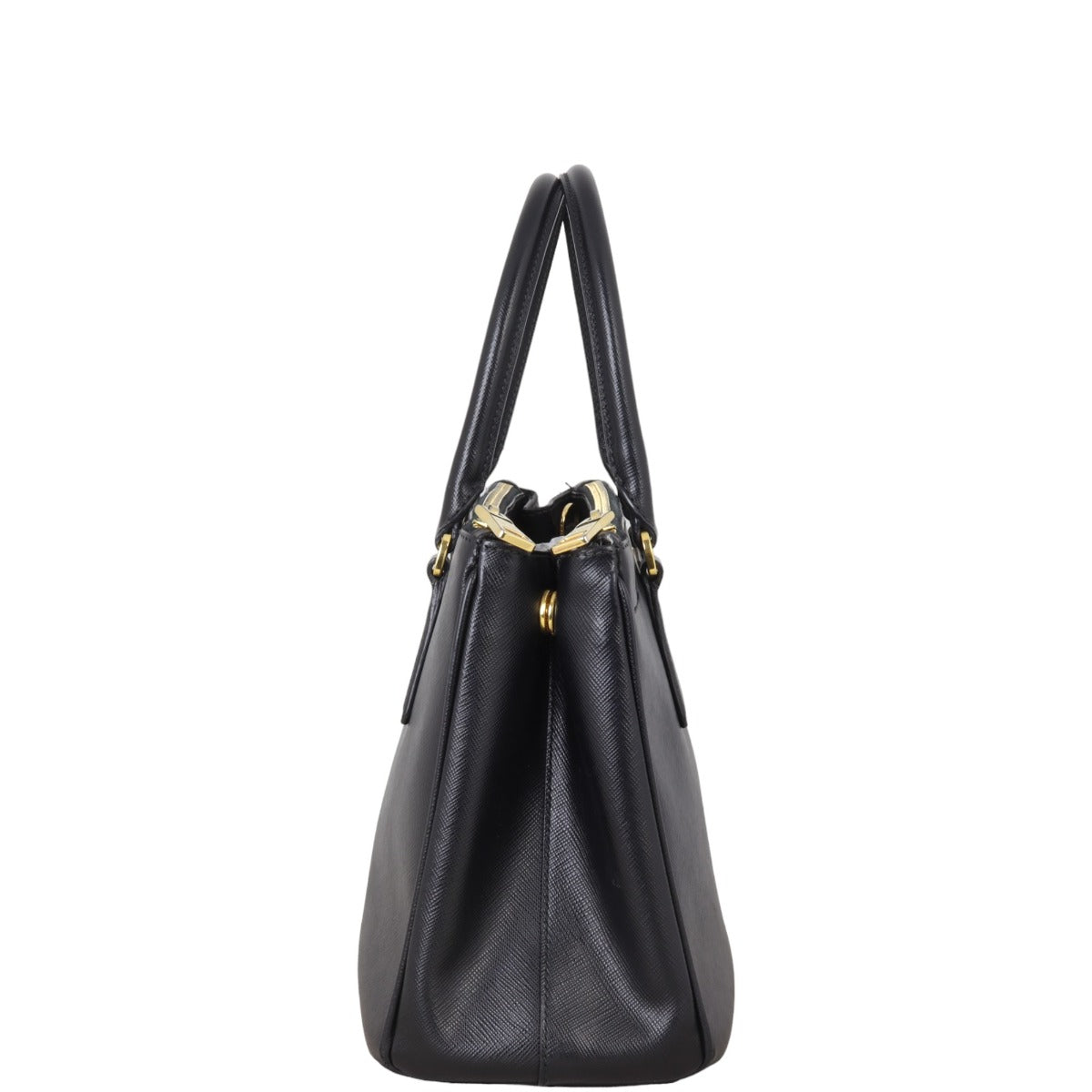 Prada Saffiano Lux Galleria Double Zip Tote Small