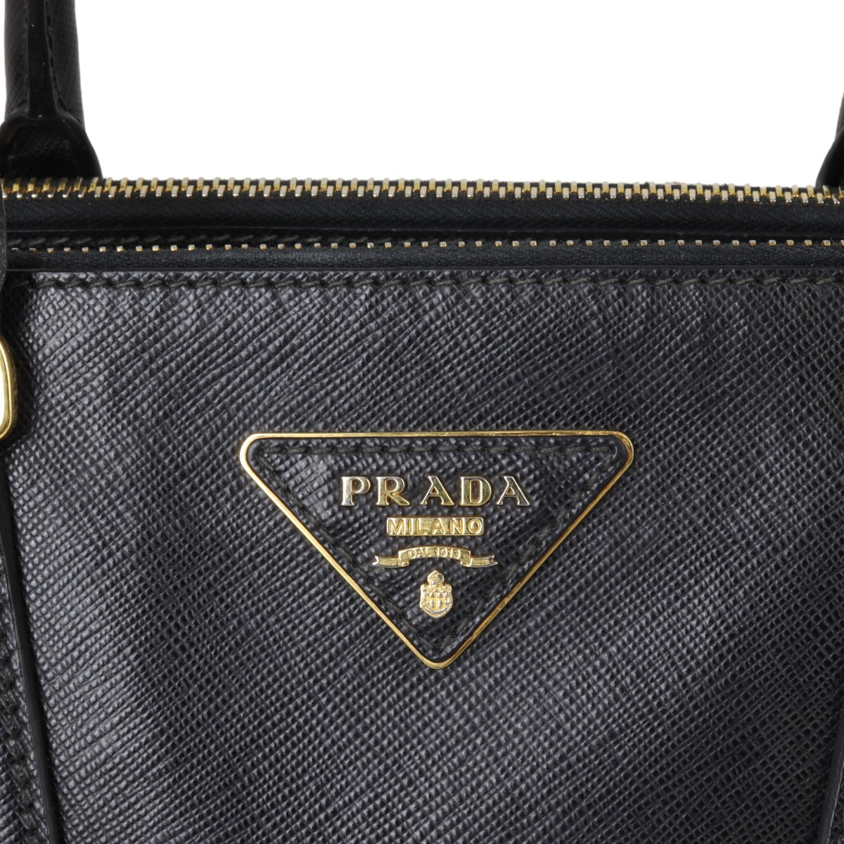 Prada Saffiano Lux Galleria Double Zip Tote Small