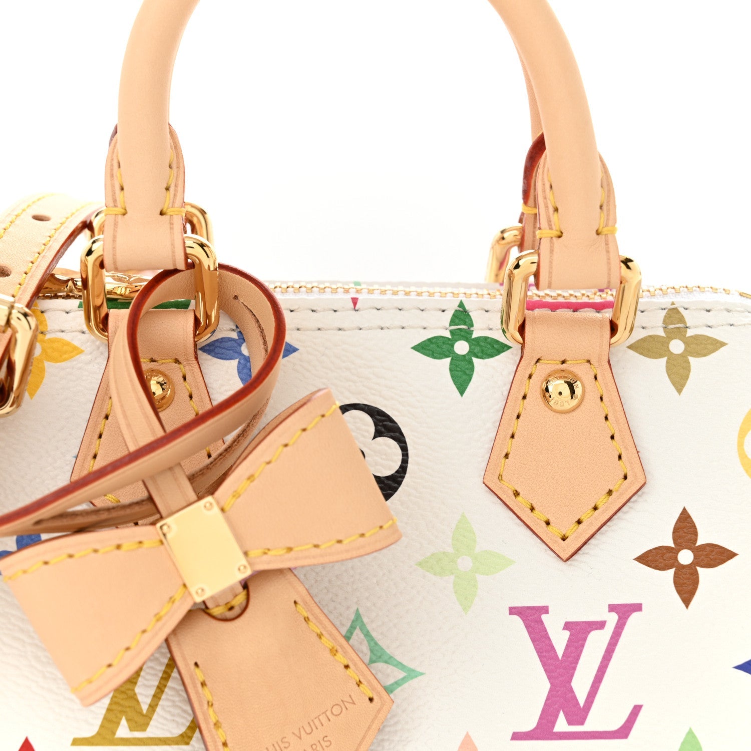 LV X TM Monogram Multicolor Nano Speedy White