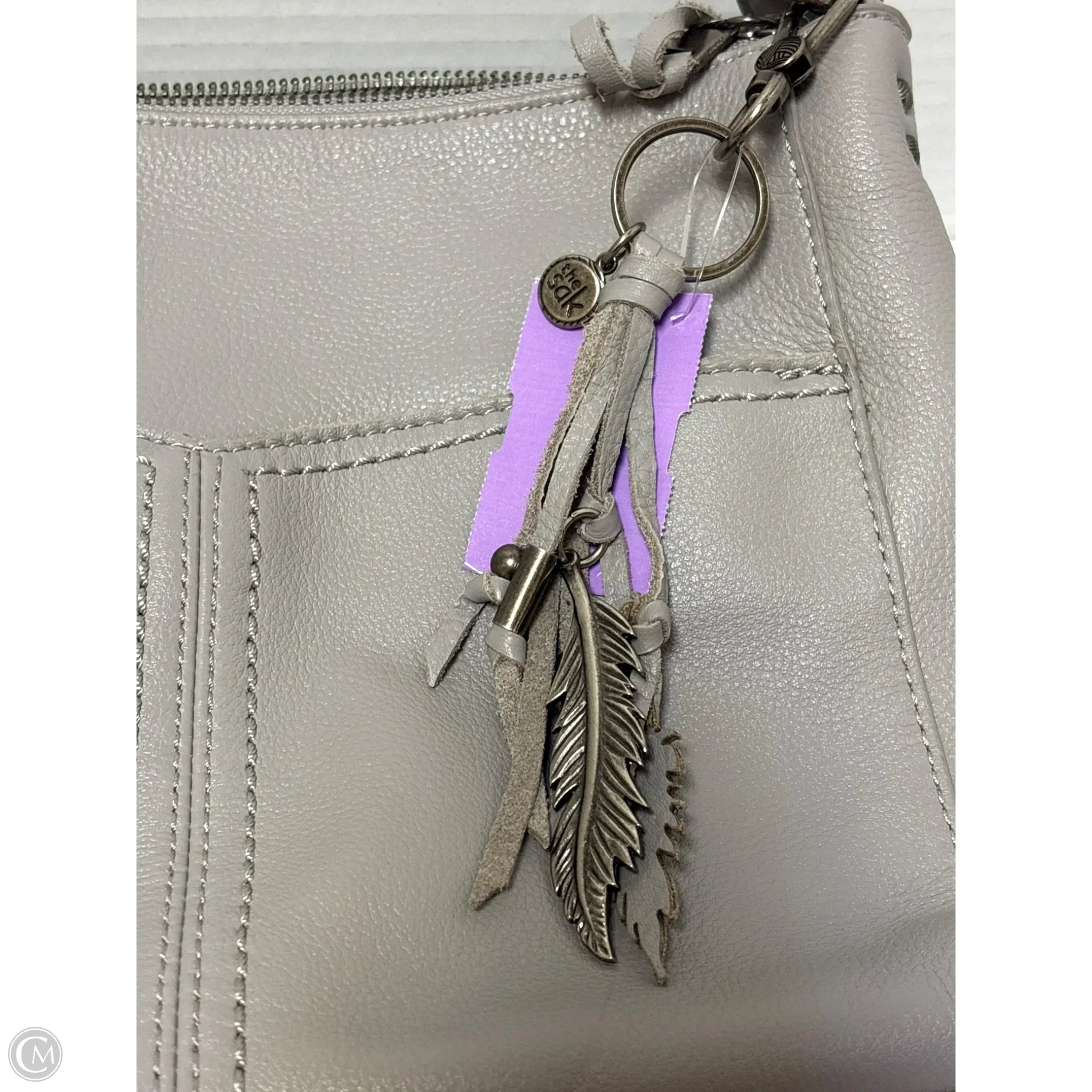 Handbag Leather By The Sak, Size: Medium