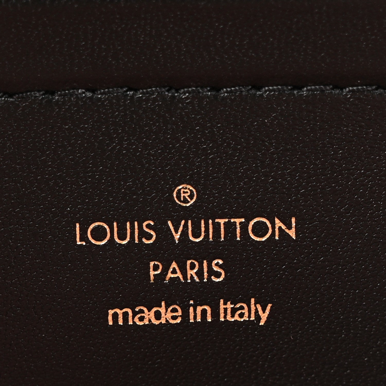 Lambskin Embossed Monogram Pochette Coussin Black